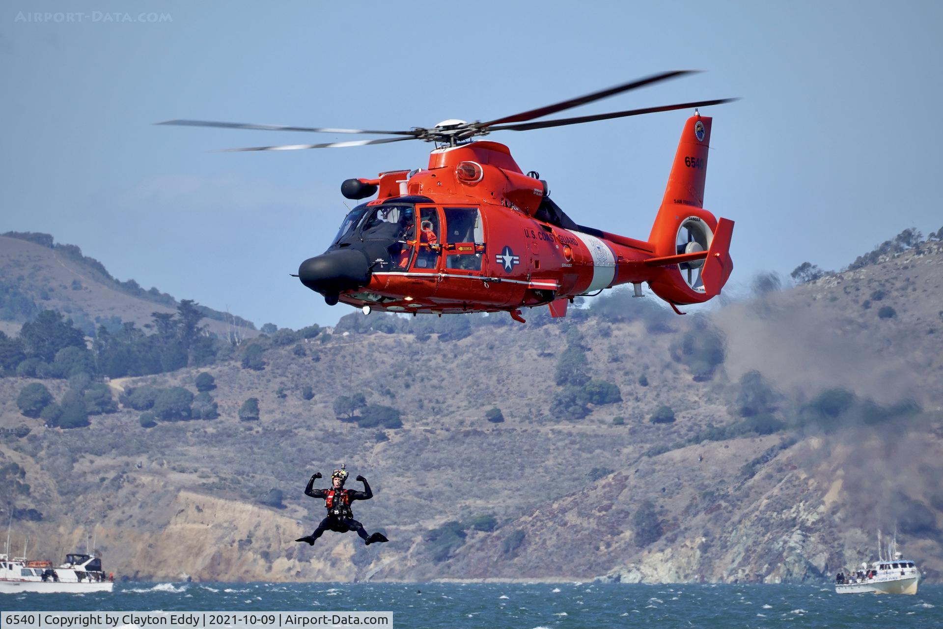 6540, Aérospatiale HH-65A Dolphin C/N 6189, Fleet Week San Francisco 2021.