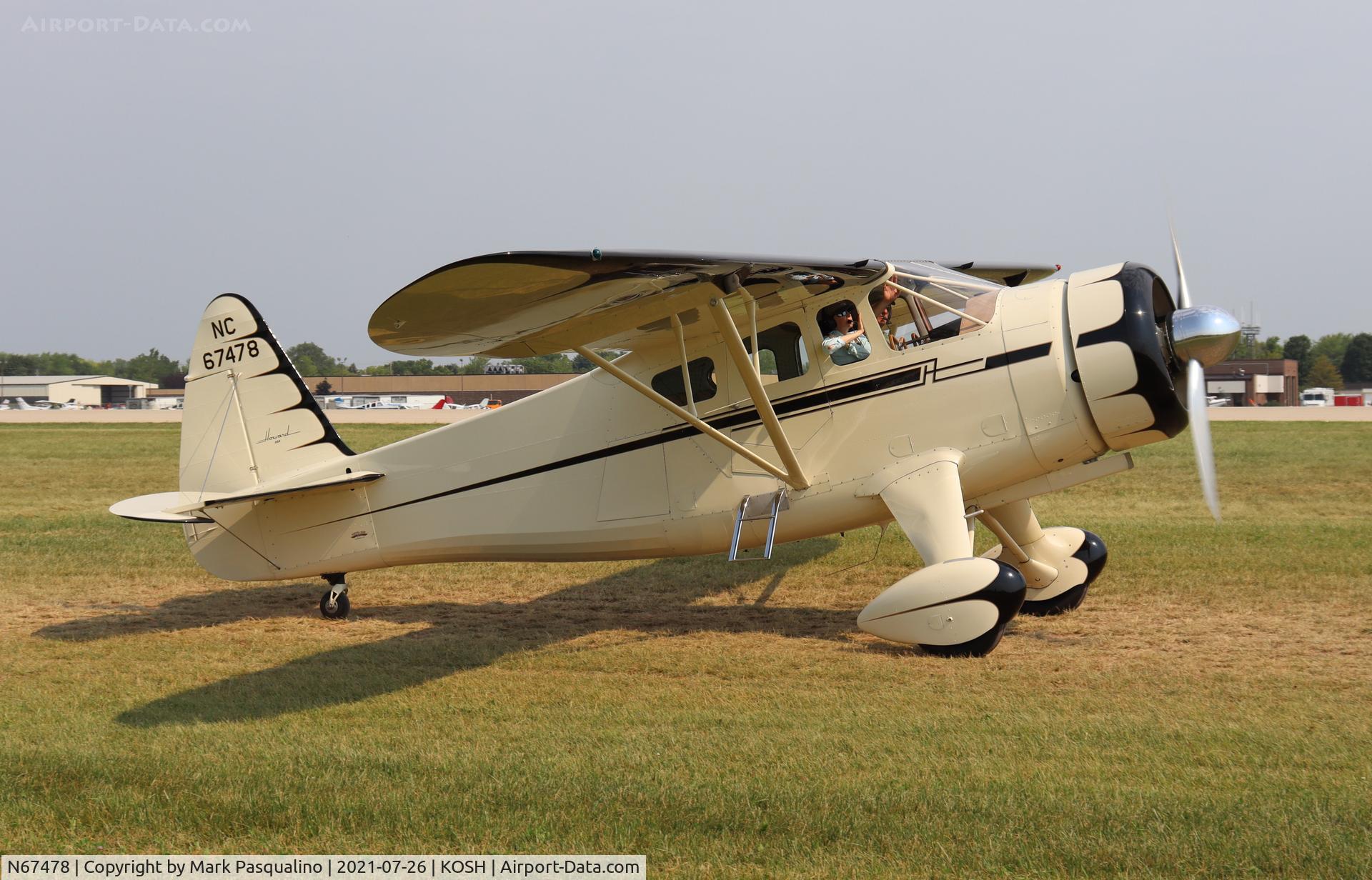 N67478, Howard Aircraft DGA-15P C/N 562, Howard DGA-15P