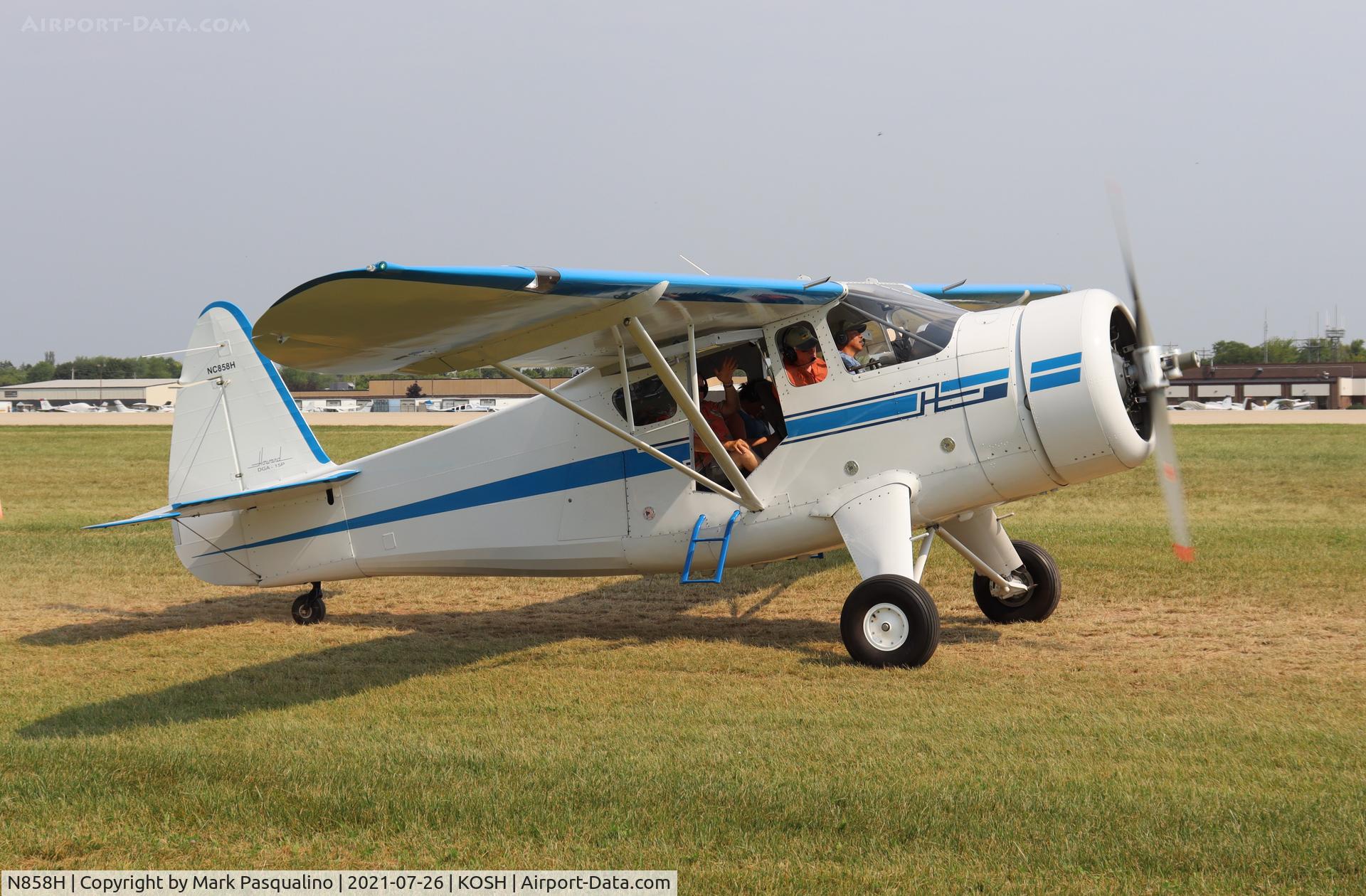 N858H, 1943 Howard Aircraft DGA-15P C/N 858, Howard DGA-15P
