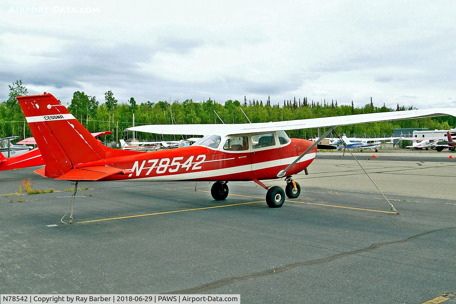 N78542, 1968 Cessna 172K Skyhawk C/N 17257661, N78542   Cessna 172K Skyhawk [172-57661] Wasilla~N 29/06/2018