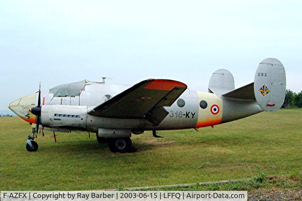 F-AZFX, Dassault MD-311 Flamant C/N 282, F-AZFX   (282) Dassault MD.311 Flamant [282] (Memorial Flight Association) La Ferte Alais~F 15/06/2003. Seen here with French roundels still intact.