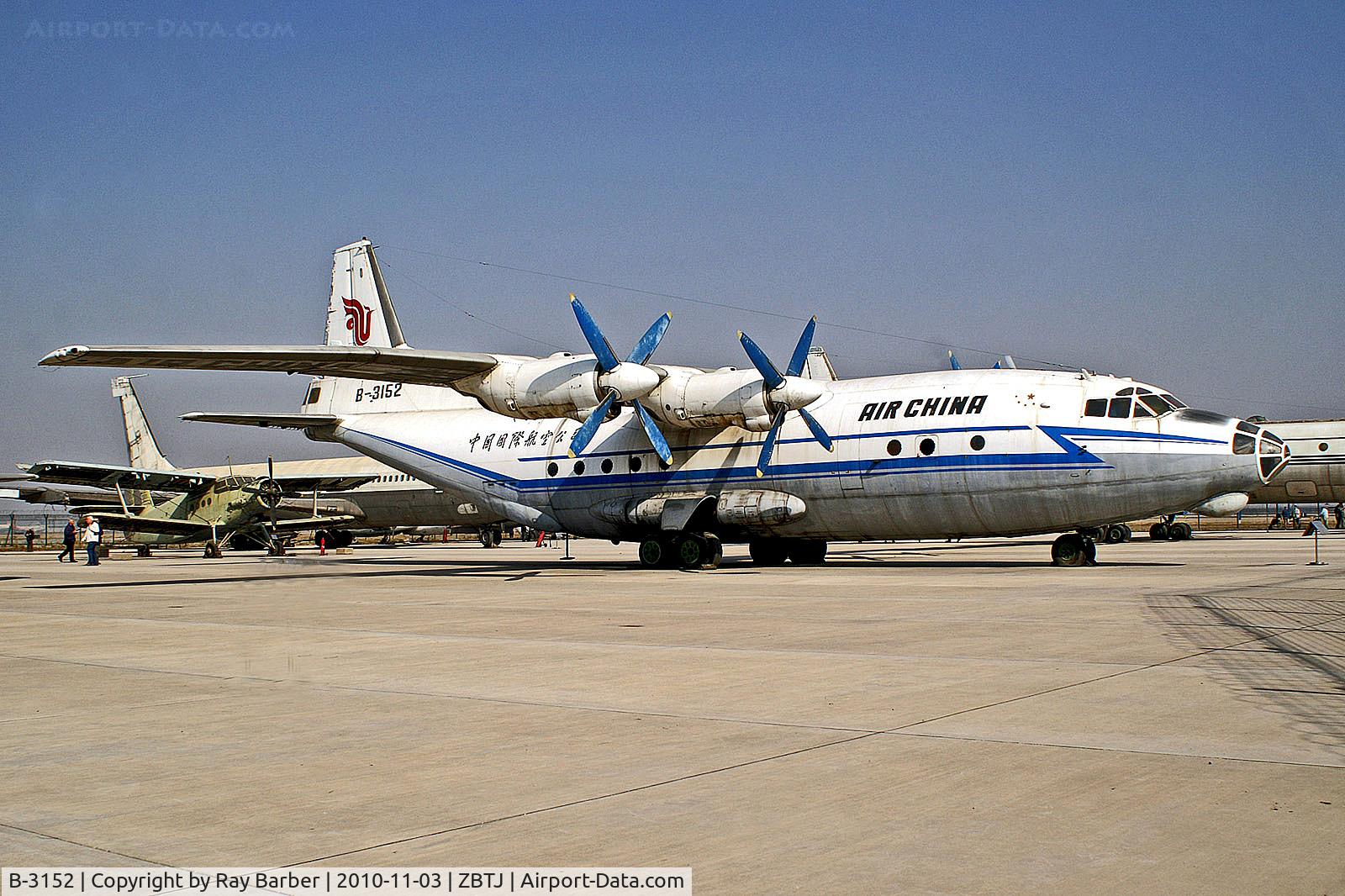 B-3152, Antonov An-12BP C/N 8345303, B-3152   Antonov An-12BP [8345303] (Ex Air China / Tianjin Civil Aviation College) Tianjin-Binhai~B 03/11/2010