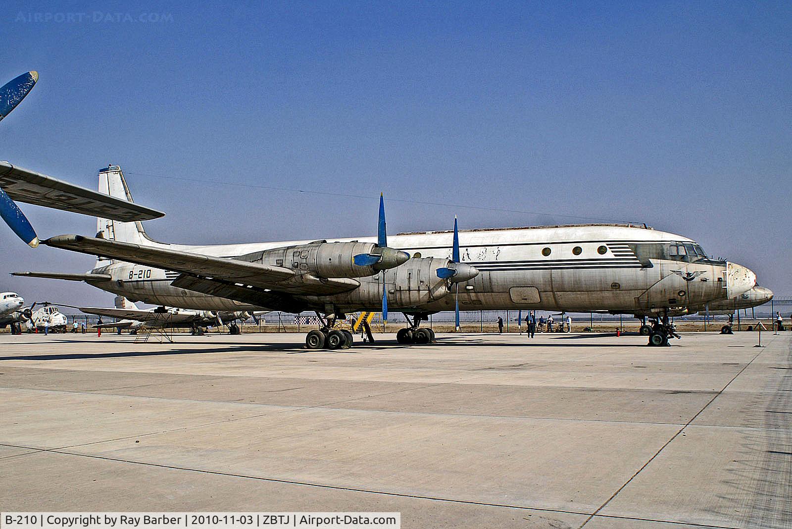 B-210, 1964 Ilyushin IL-18V C/N 184007602, B-210   Ilyushin Il-18V [184007602] (NCAA Tech School) Tianjin-Binhai~B 03/11/2010