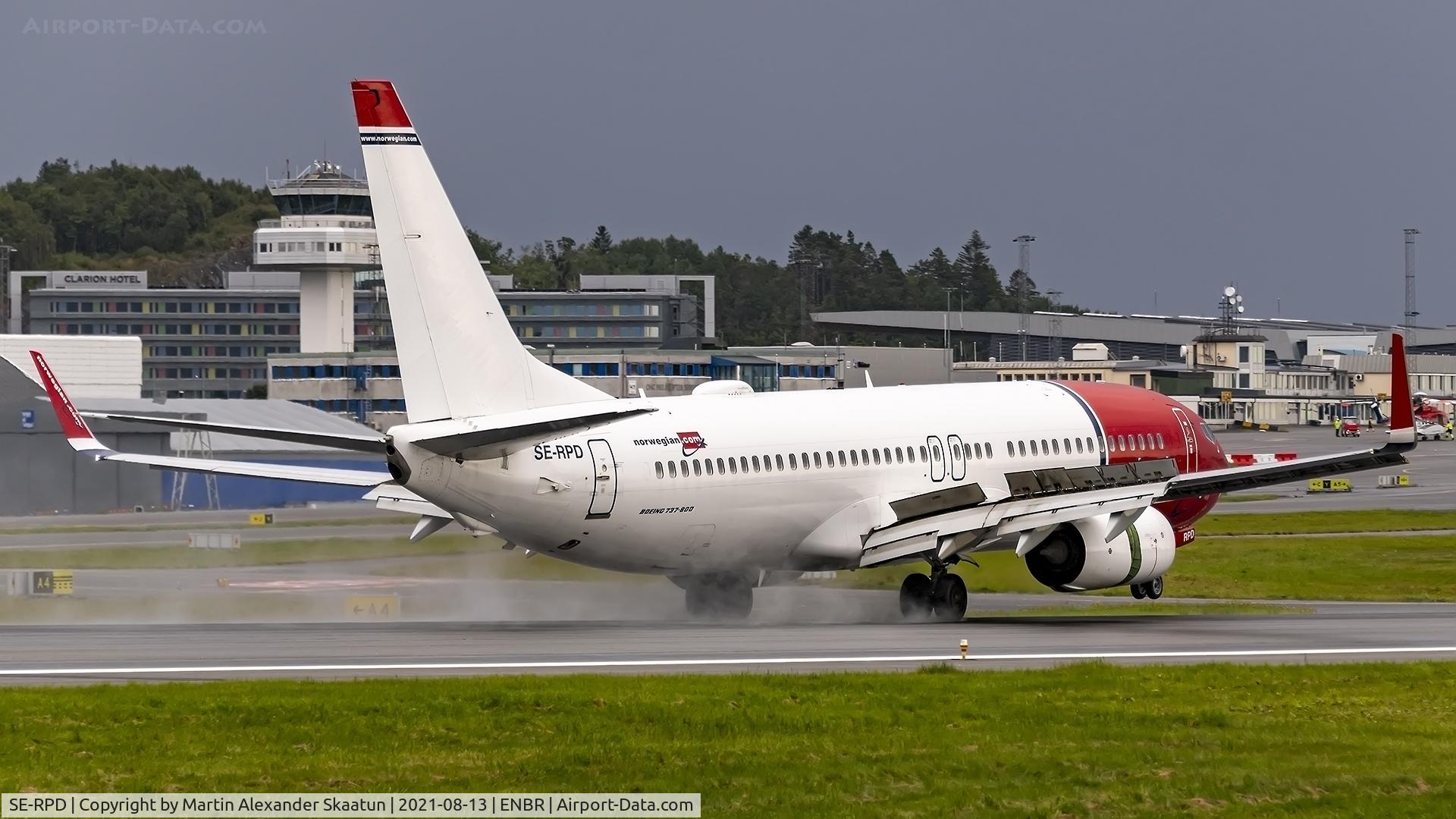 SE-RPD, 2016 Boeing 737-8JP C/N 41152, Landing rwy. 17.