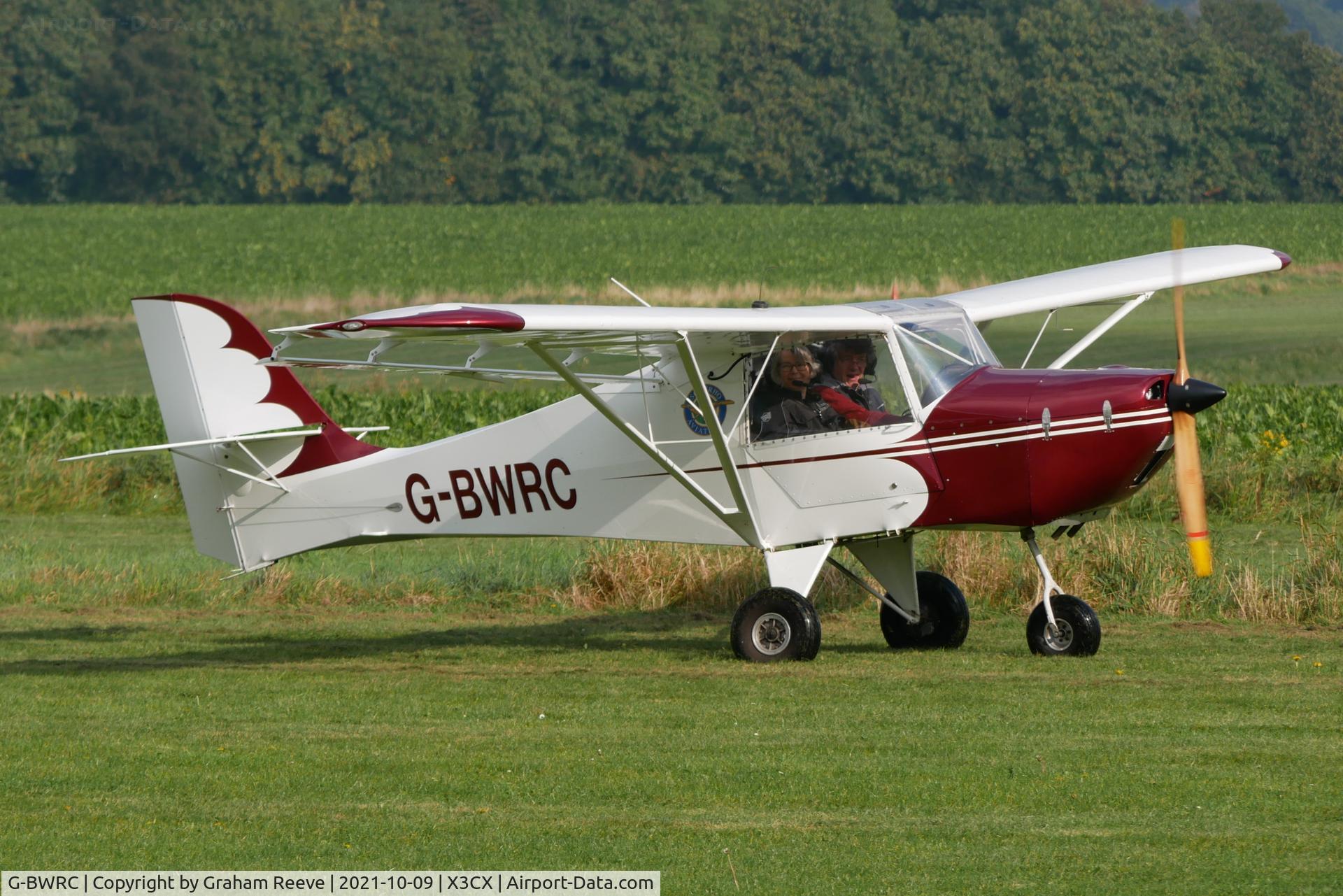 G-BWRC, 1996 Light Aero Avid Hauler Mark IV C/N PFA 189-12979, Just landed at Northrepps.
