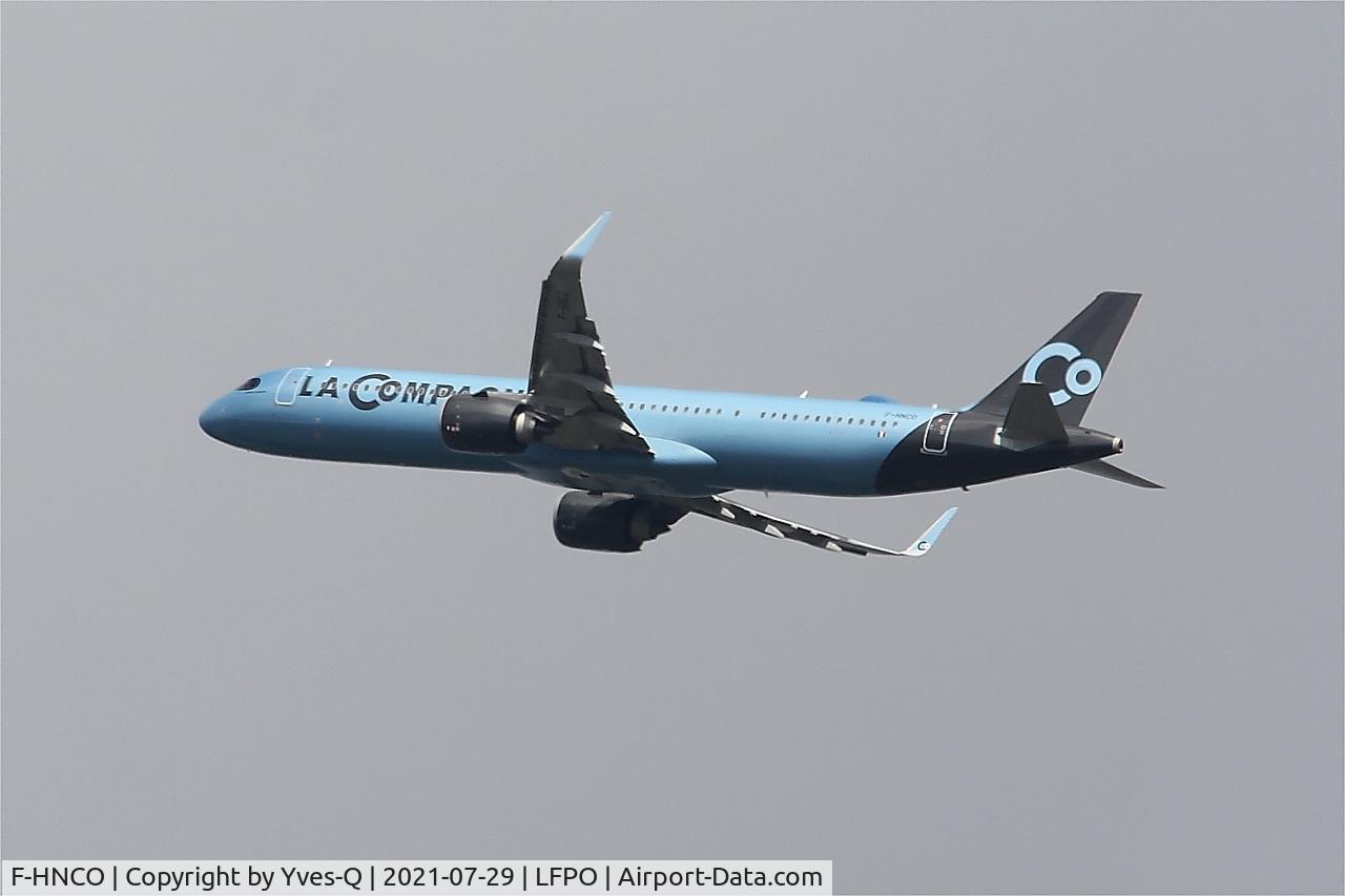 F-HNCO, 2019 Airbus A321-251NX C/N 9131, Airbus A321-251NX, Climbing from rwy 24, Paris Orly airport (LFPO-ORY)