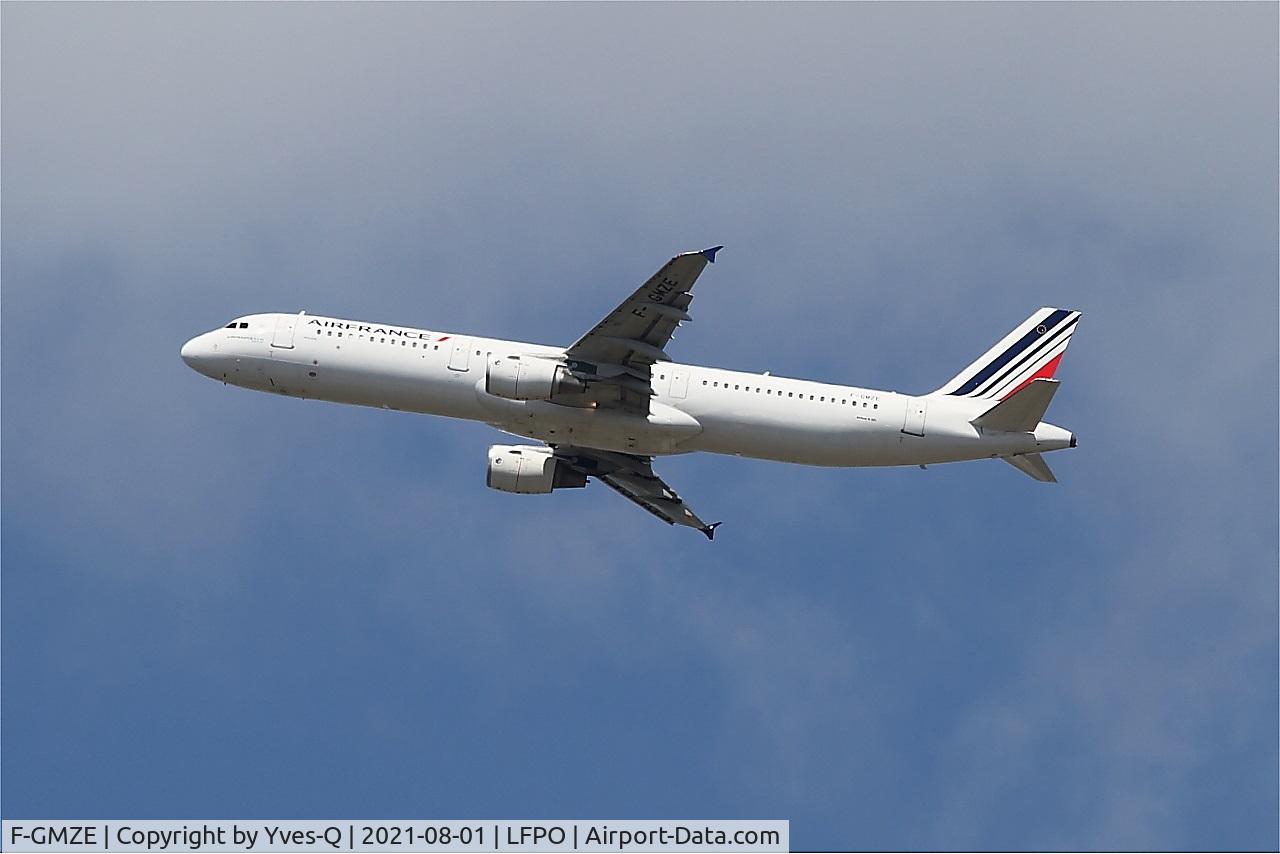 F-GMZE, 1995 Airbus A321-111 C/N 544, Airbus A321-111, Climbing from rwy 24, Paris-Orly Airport (LFPO-ORY)