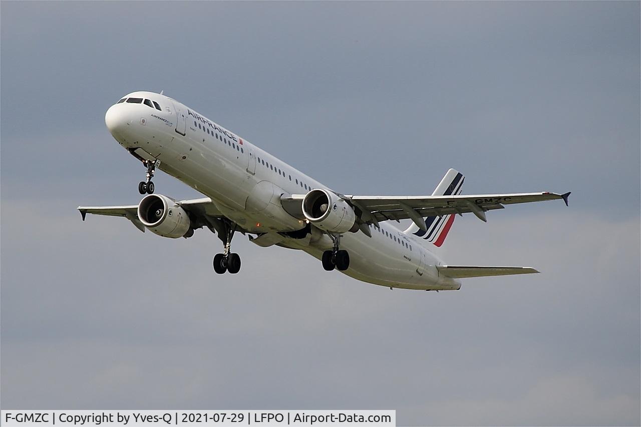 F-GMZC, 1995 Airbus A321-111 C/N 521, Airbus A321-111, Take off rwy 24, Paris-Orly airport (LFPO-ORY)