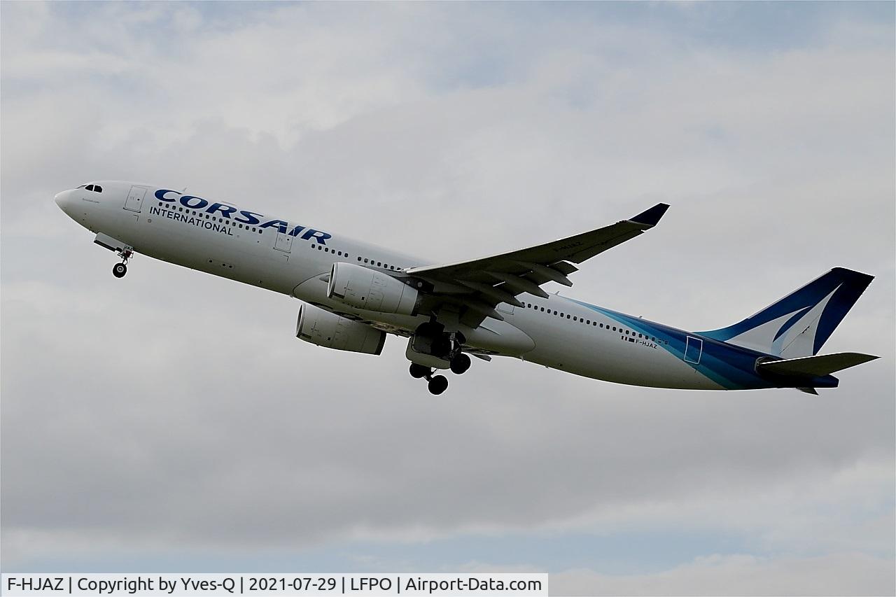F-HJAZ, 2009 Airbus A330-343 C/N 1077, Airbus A330-343X, Take off rwy 24, Paris-Orly airport (LFPO-ORY)