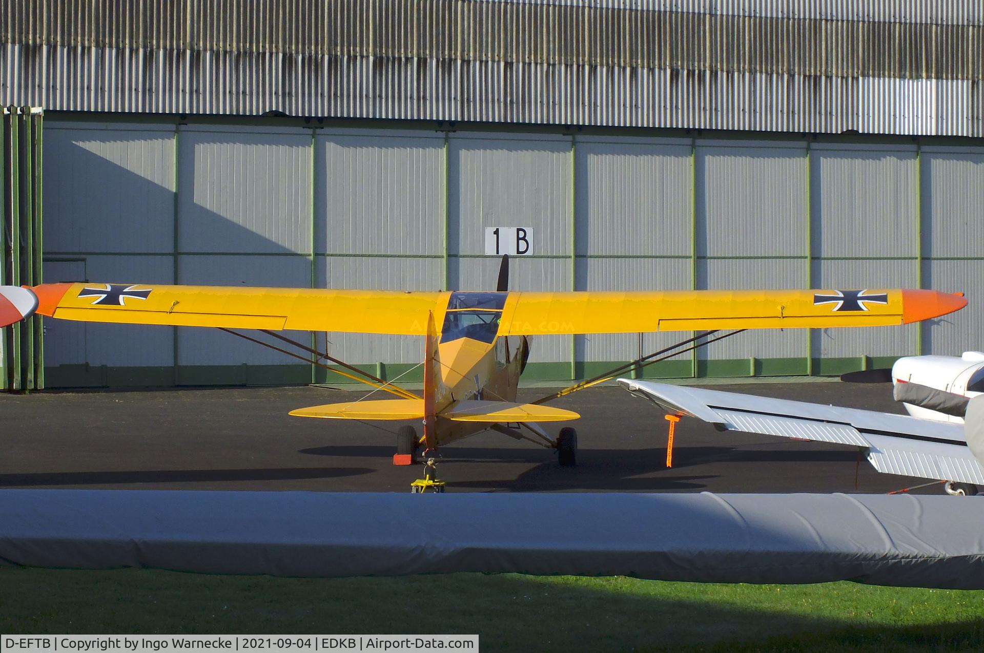 D-EFTB, 1954 Piper L-18C Super Cub (PA-18-95) C/N 18-3455, Piper L-18C Super Cub (PA-18-95) at Bonn-Hangelar airfield during the Grumman Fly-in 2021