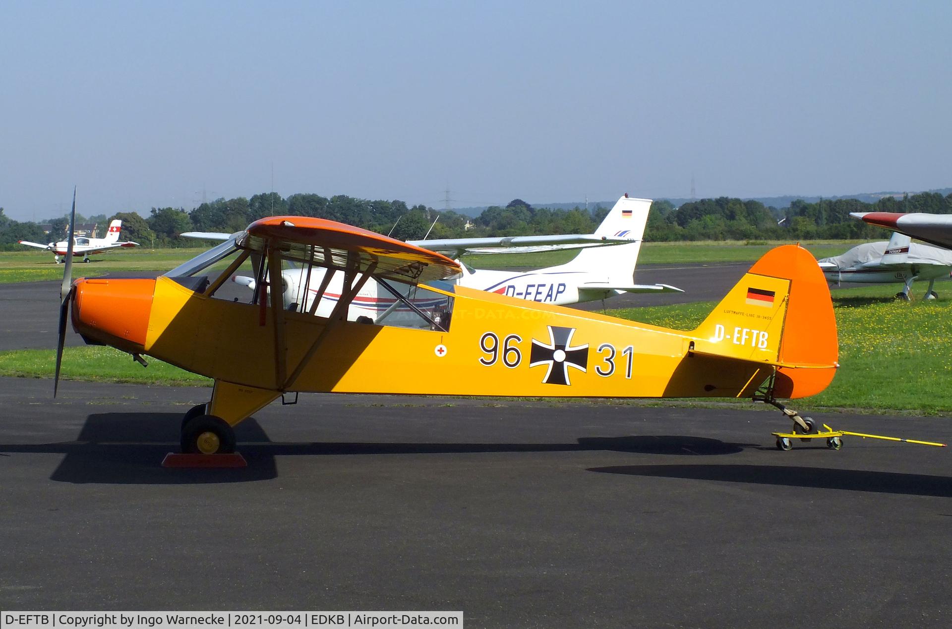 D-EFTB, 1954 Piper L-18C Super Cub (PA-18-95) C/N 18-3455, Piper L-18C Super Cub (PA-18-95) at Bonn-Hangelar airfield during the Grumman Fly-in 2021