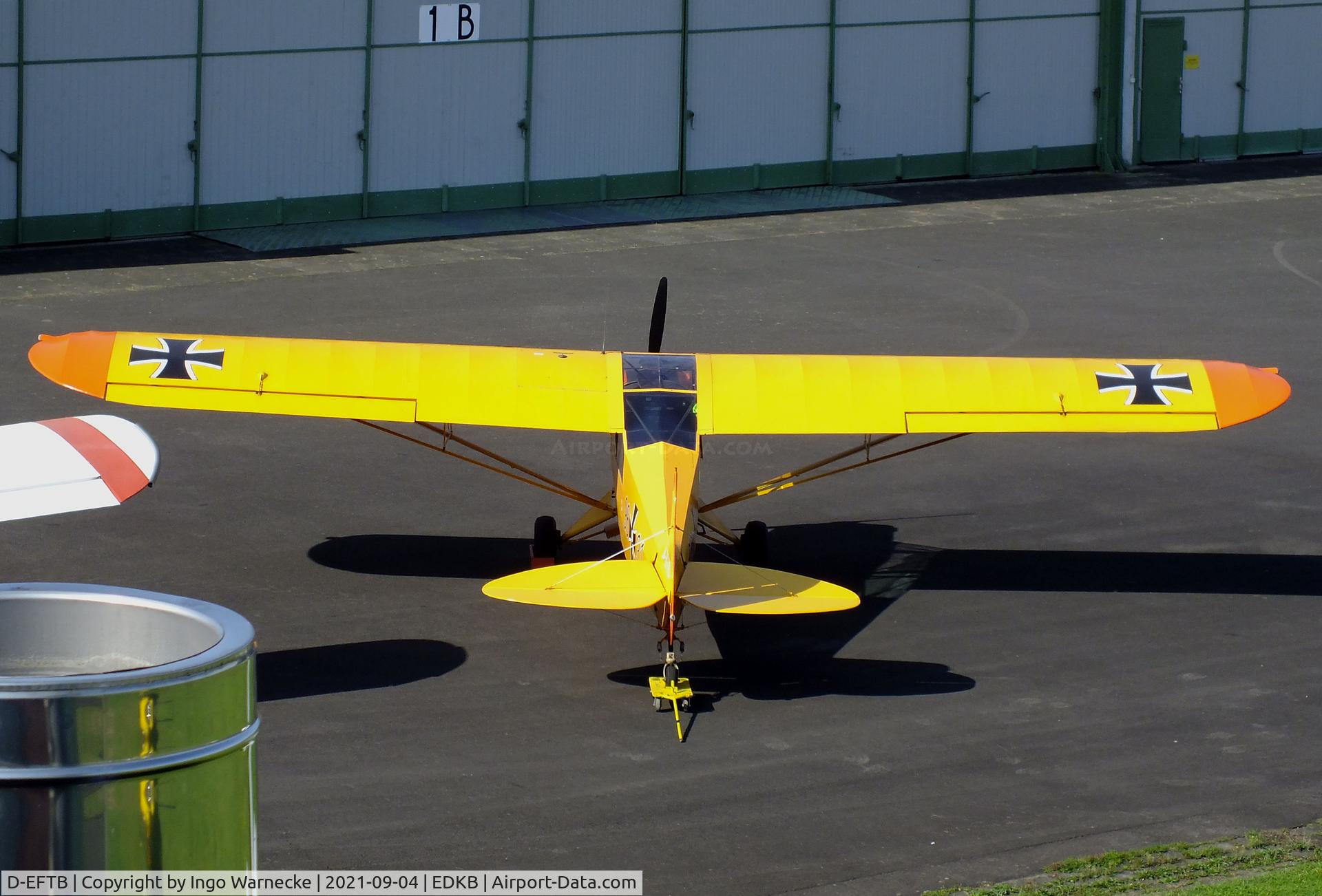 D-EFTB, 1954 Piper L-18C Super Cub (PA-18-95) C/N 18-3455, Piper L-18C Super Cub (PA-18-95) at Bonn-Hangelar airfield during the Grumman Fly-in 2021