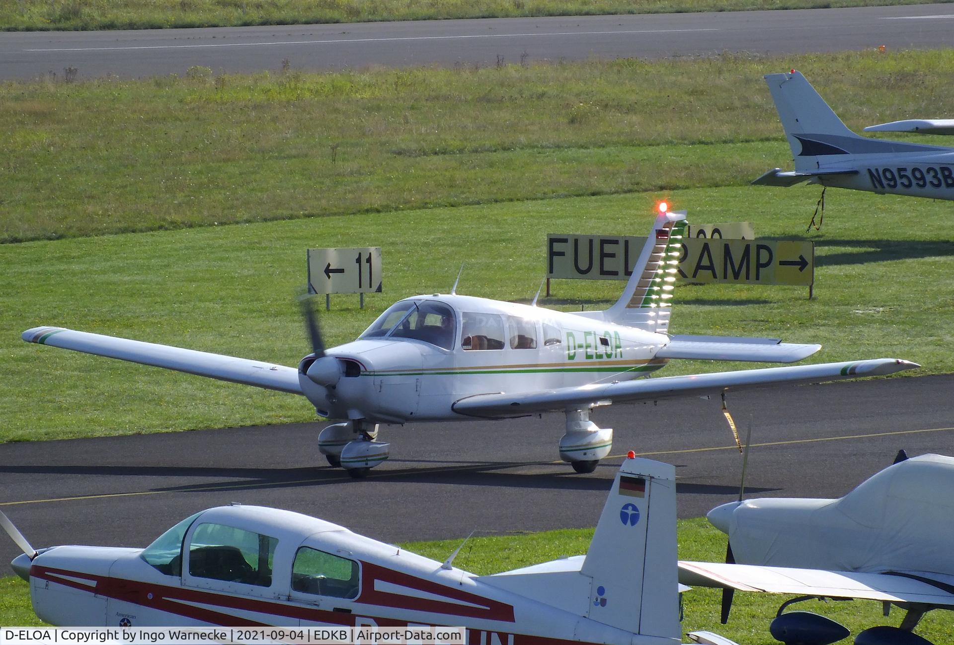 D-ELOA, 1980 Piper PA-28-161 C/N 28-8016239, Piper PA-28-161 at Bonn-Hangelar airfield during the Grumman Fly-in 2021