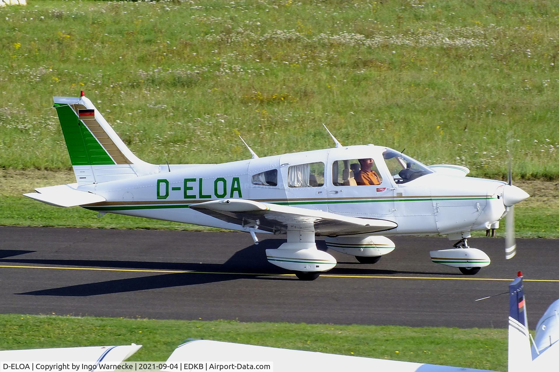 D-ELOA, 1980 Piper PA-28-161 C/N 28-8016239, Piper PA-28-161 at Bonn-Hangelar airfield during the Grumman Fly-in 2021