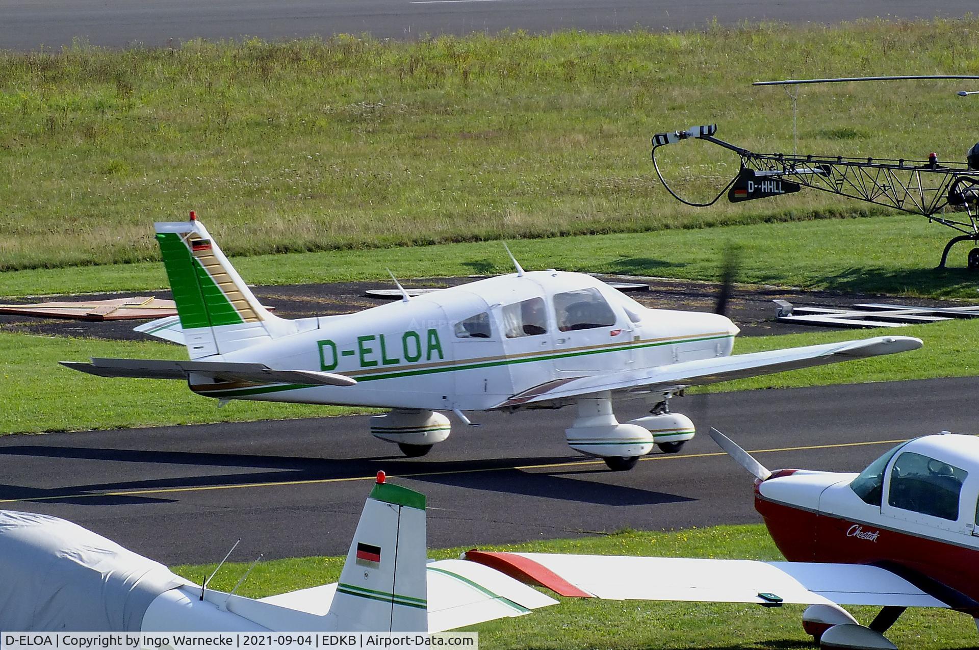 D-ELOA, 1980 Piper PA-28-161 C/N 28-8016239, Piper PA-28-161 at Bonn-Hangelar airfield during the Grumman Fly-in 2021