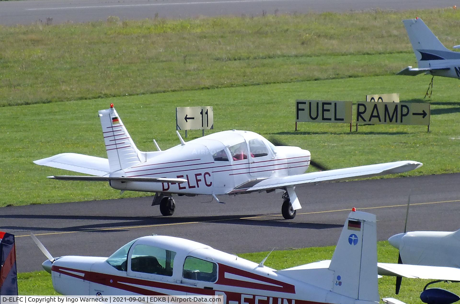 D-ELFC, 1968 Piper PA-28R-180 Cherokee Arrow C/N 28R-30398, Piper PA-28R-180 Arrow at Bonn-Hangelar airfield during the Grumman Fly-in 2021