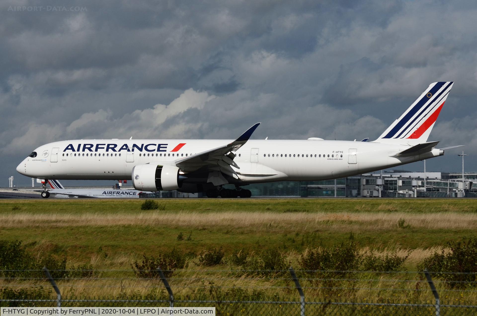 F-HTYG, 2021 Airbus A350-941 C/N 479, Air France A359 landing