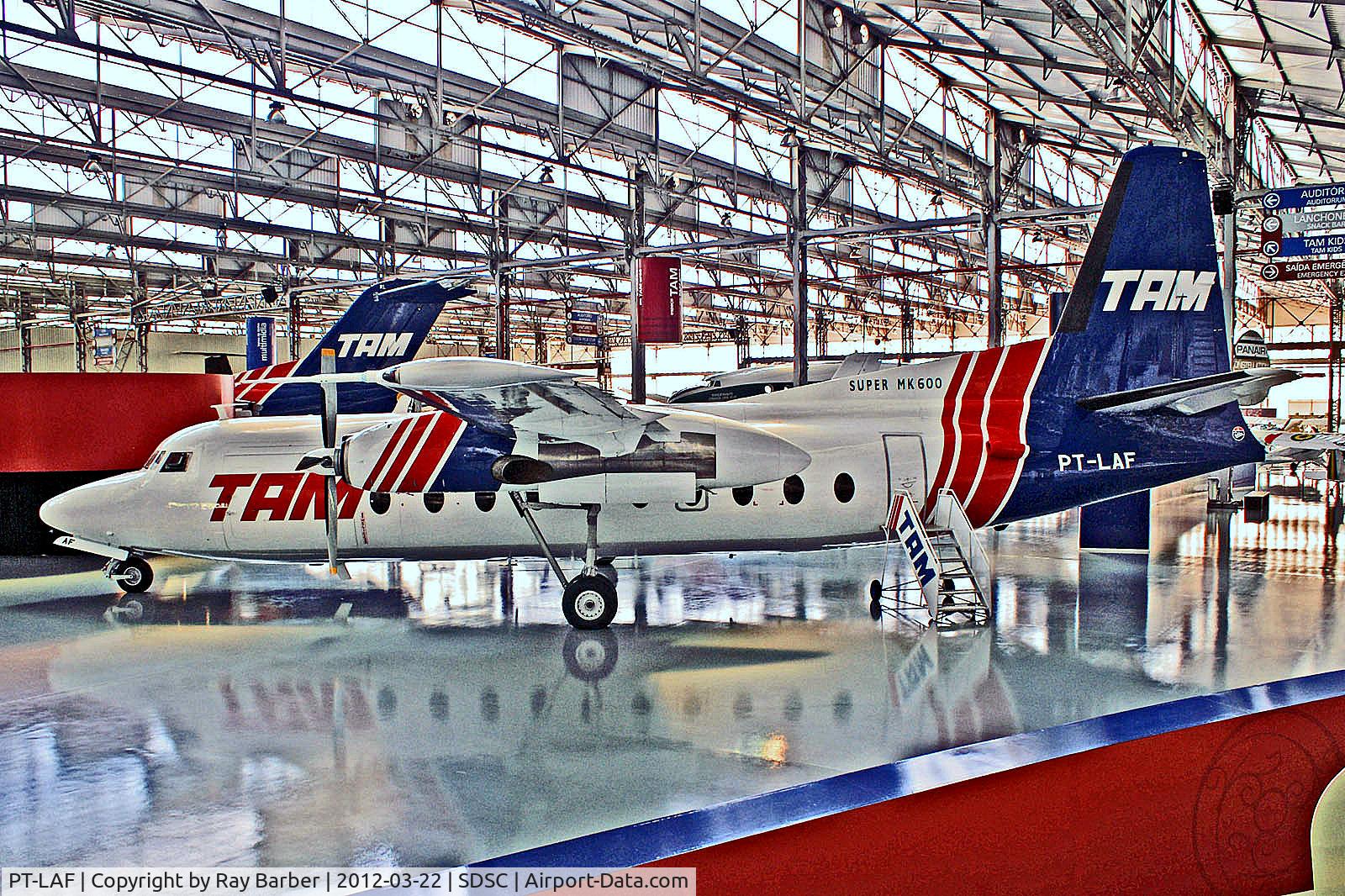PT-LAF, 1961 Fokker F-27-600P Friendship C/N 10177, PT-LAF   Fokker F-27-600 Friendship [10177] (Ex TAM / Museu Asas de Um Sonho) Sao Carlos~PP 22/03/2012