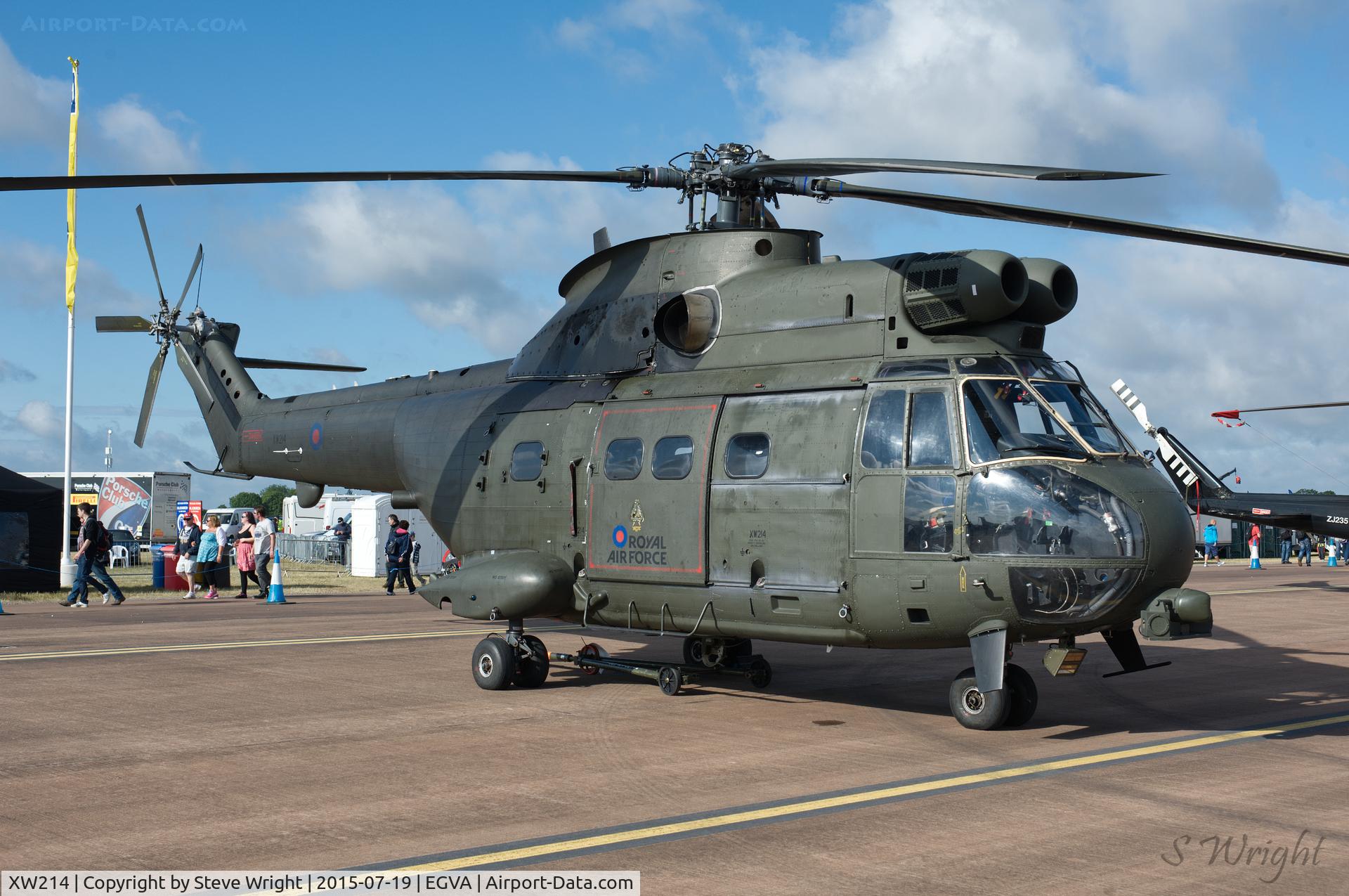 XW214, 1971 Westland Puma HC.1 C/N 1120, RIAT 2015 RAF Fairford UK