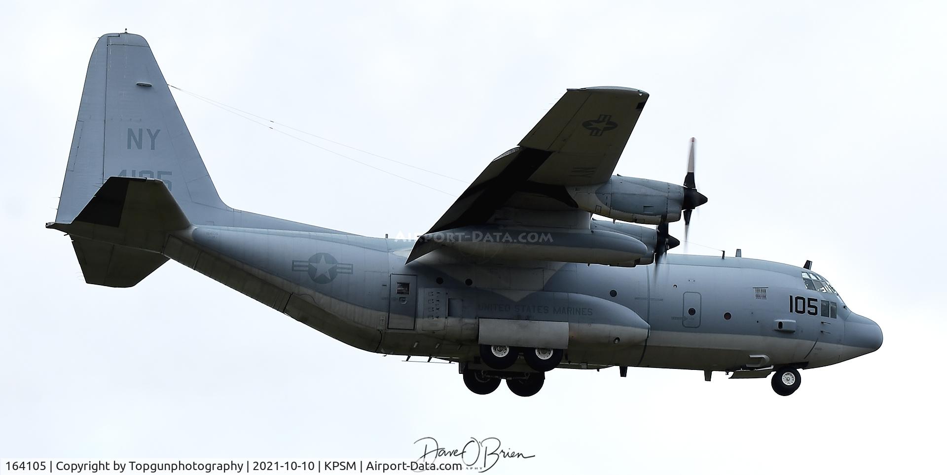 164105, 1987 Lockheed KC-130T Hercules C/N 382-5147, CONVOY3105 over the numbers for RW34