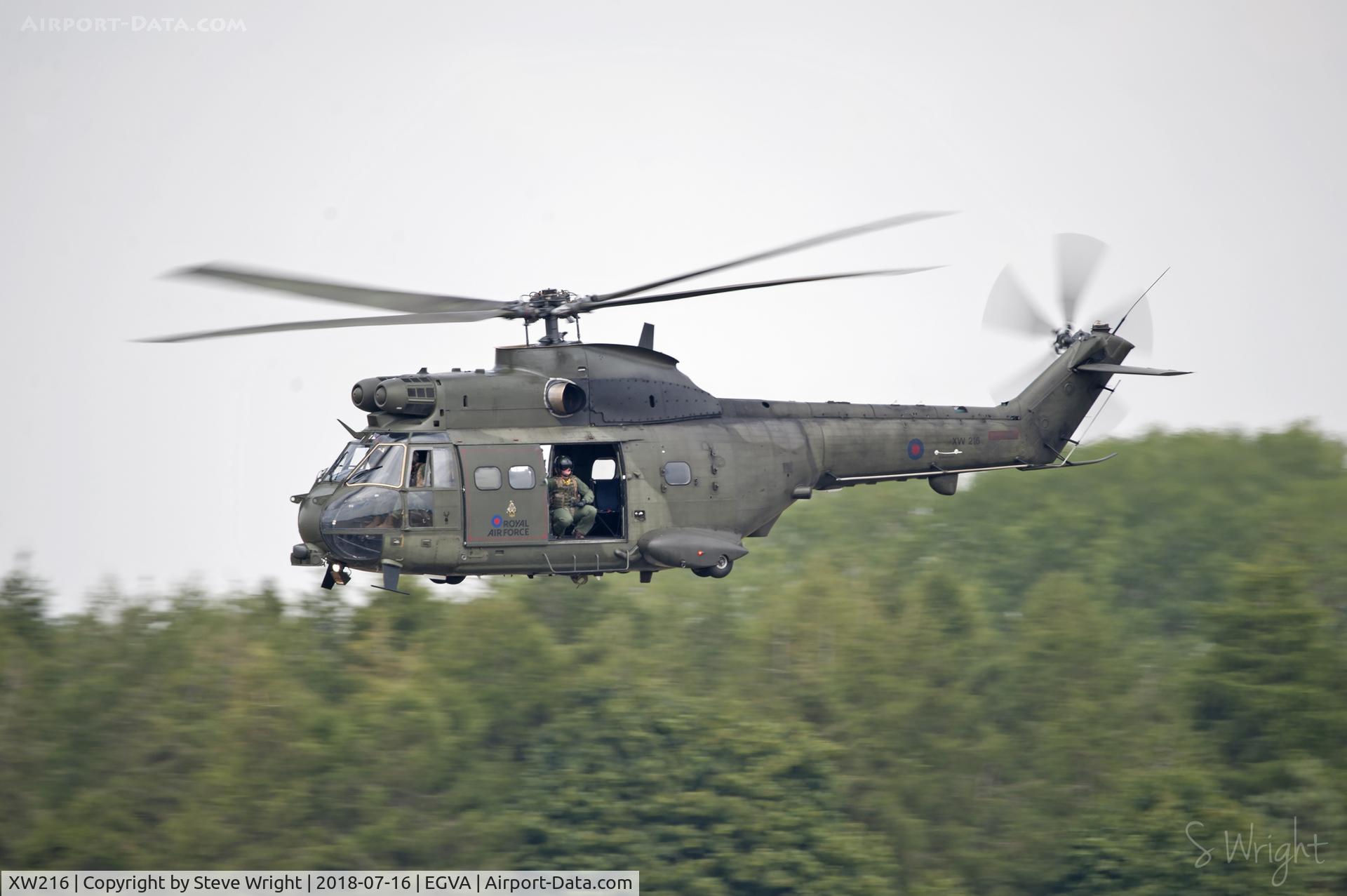 XW216, 1971 Westland Puma HC.1 C/N 1129, RIAT 2018 RAF Fairford UK