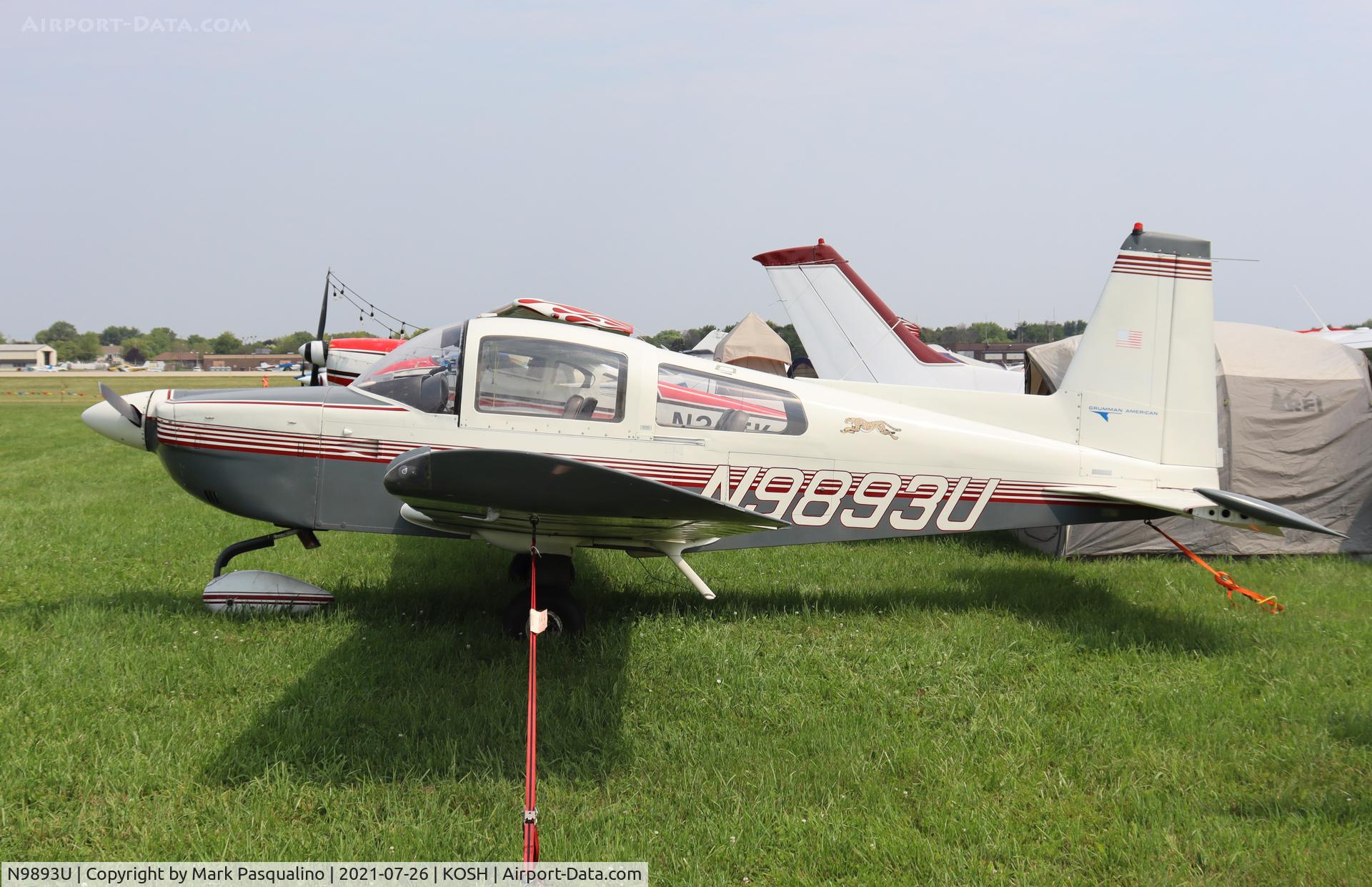 N9893U, Grumman American AA-5A Cheetah C/N AA5A0293, Grumman American AA-5A