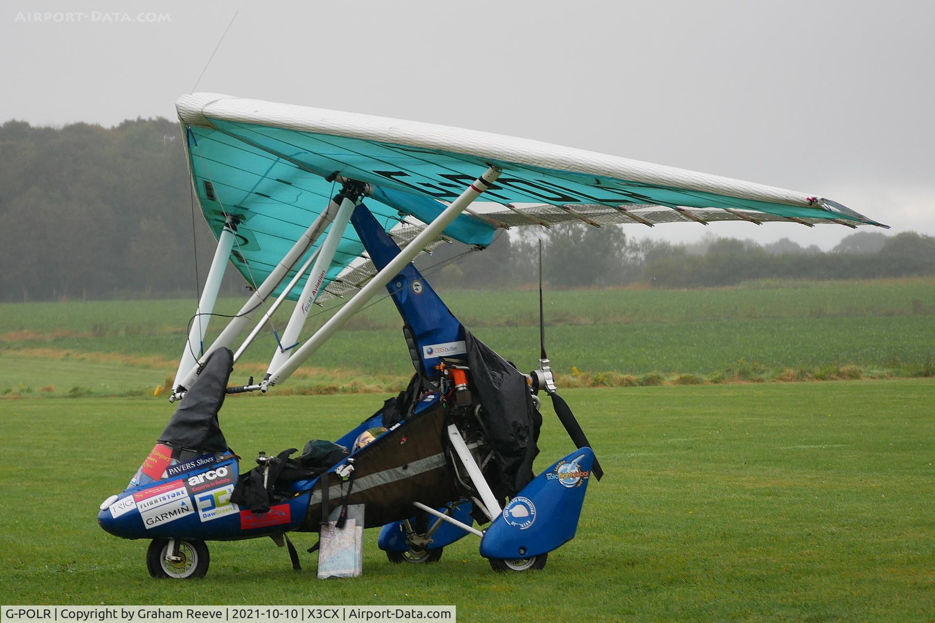 G-POLR, 2016 P&M Aviation QuikR C/N 8746, Parked at Northrepps.