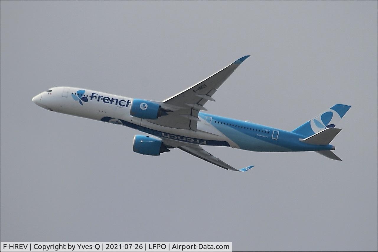 F-HREV, 2017 Airbus A350-941 C/N 193, Airbus A350-941, Climbing from rwy 24, Paris Orly airport (LFPO-ORY)