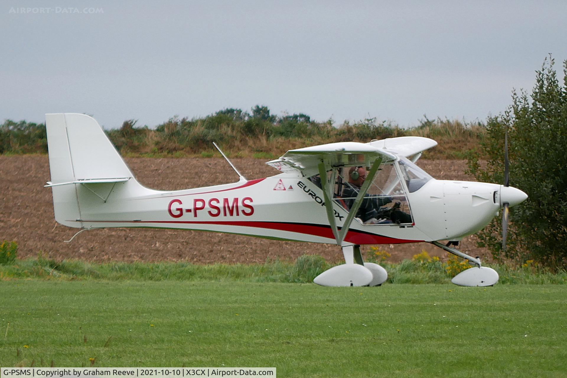 G-PSMS, 2013 Aeropro EuroFox 912(S) C/N BMAA/HB/635, Departing from Northrepps.