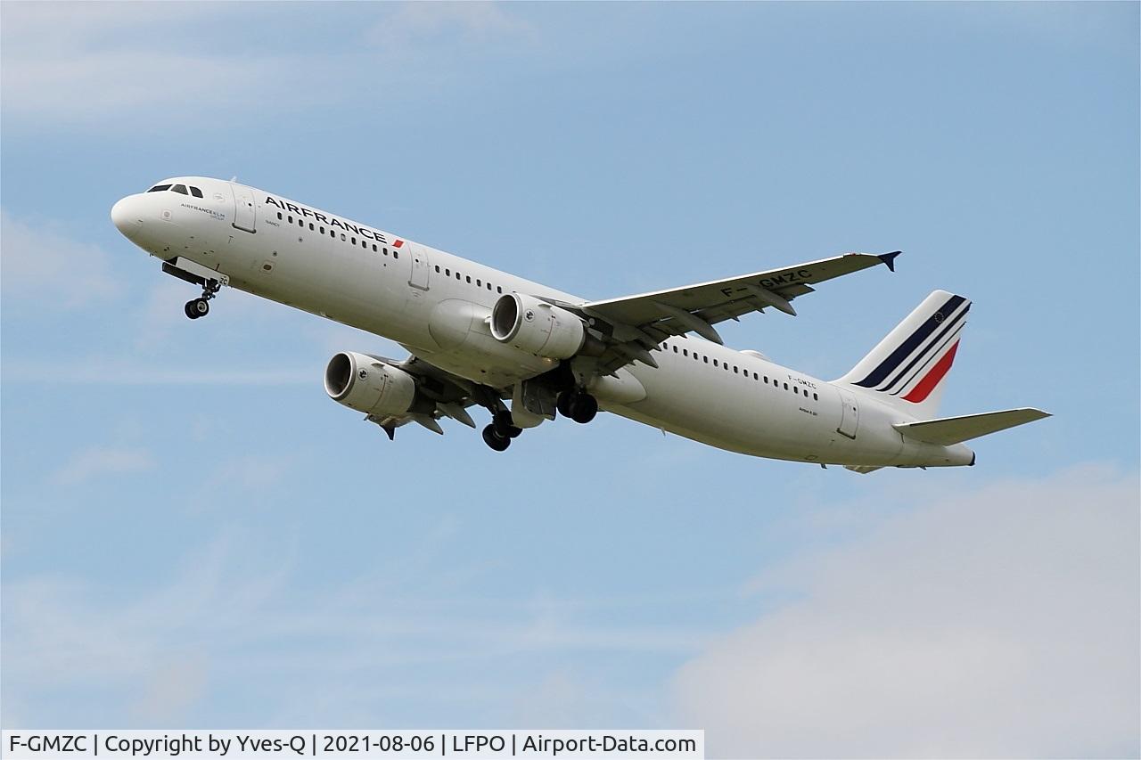 F-GMZC, 1995 Airbus A321-111 C/N 521, Airbus A321-111, Take off rwy 24, Paris-Orly airport (LFPO-ORY)