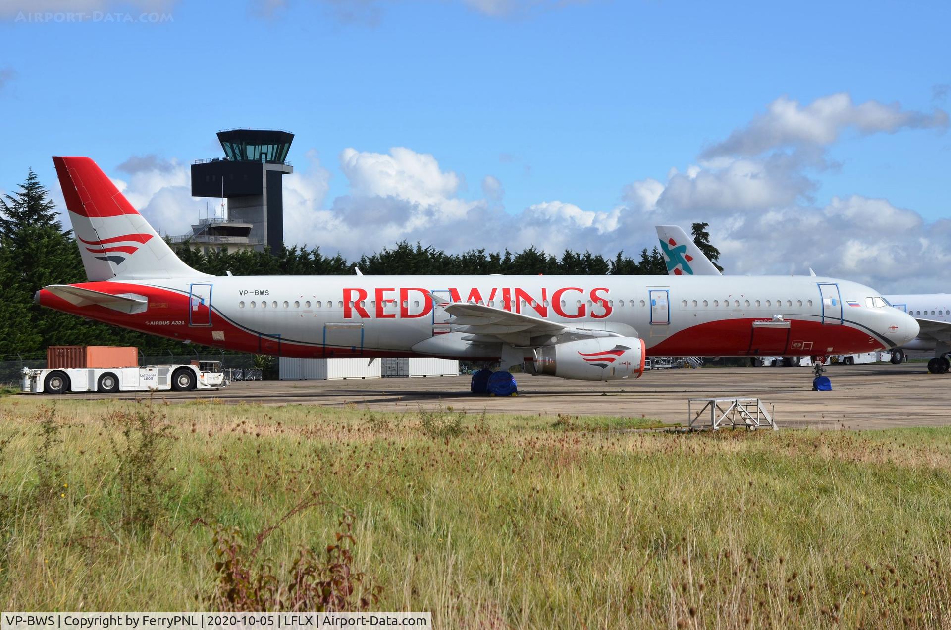 VP-BWS, 2001 Airbus A321-231 C/N 1487, Red Wings A321 stored in CHR