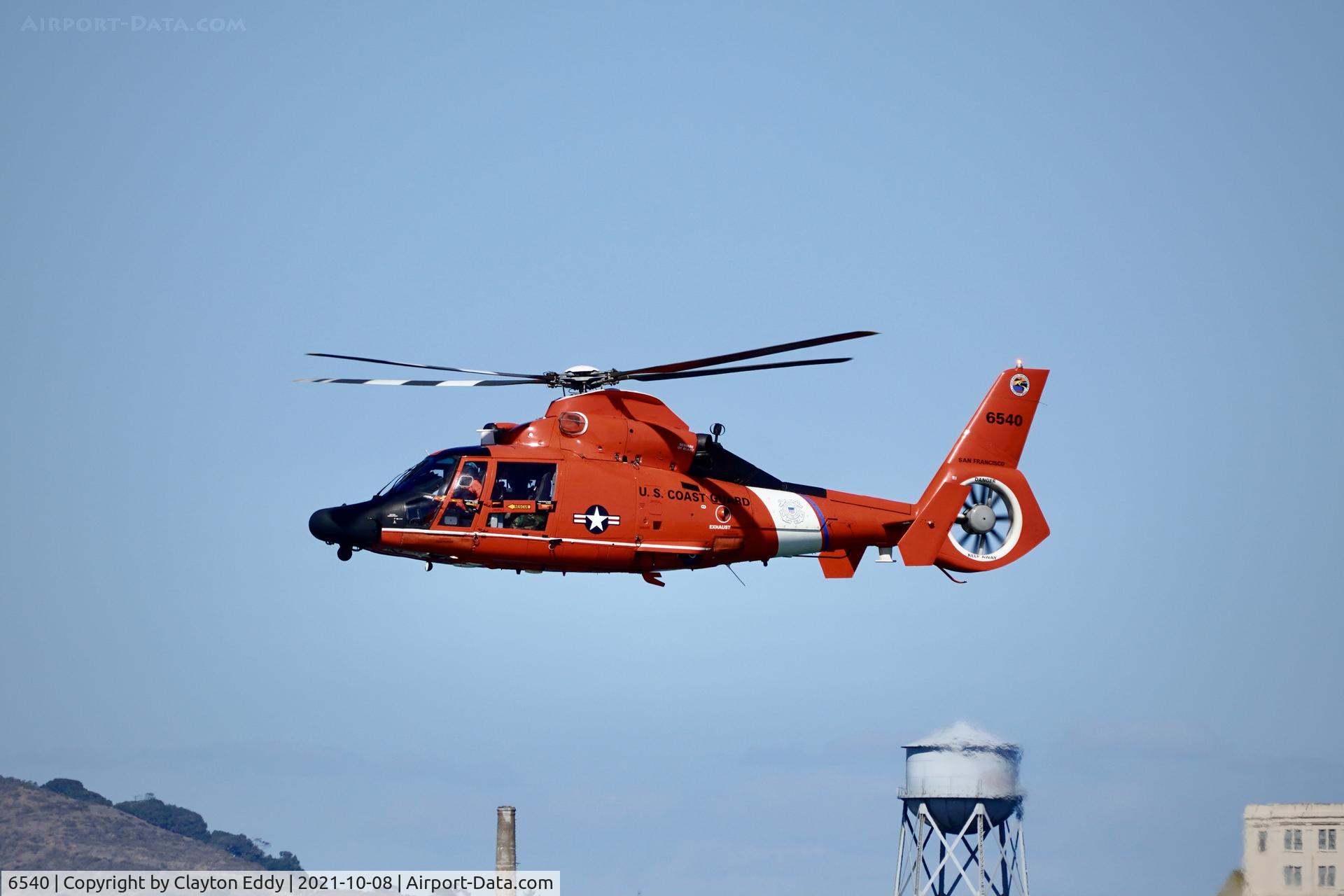 6540, Aérospatiale HH-65A Dolphin C/N 6189, Fleet Week San Francisco Bay 2021.