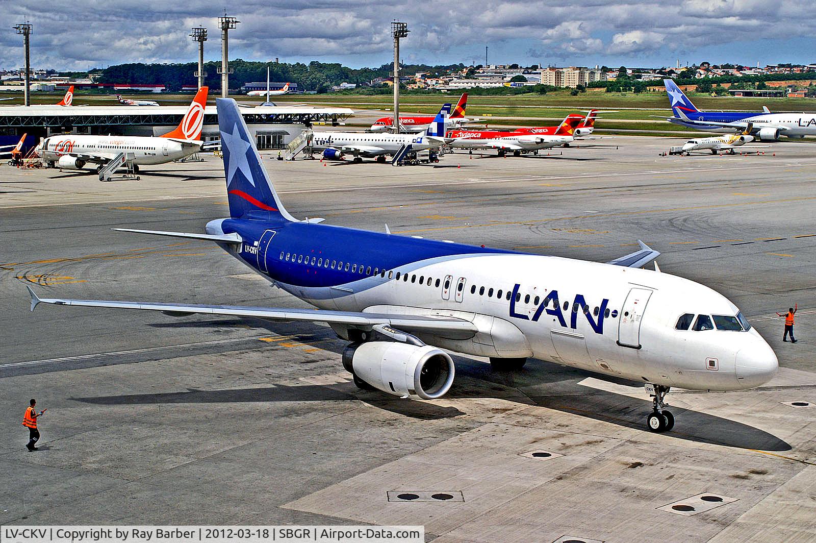 LV-CKV, 2001 Airbus A320-233 C/N 1568, LV-CKV   Airbus A320-233 [1568] (LAN Argentina) Sao Paulo-Congonhas~PP 18/03/2012
