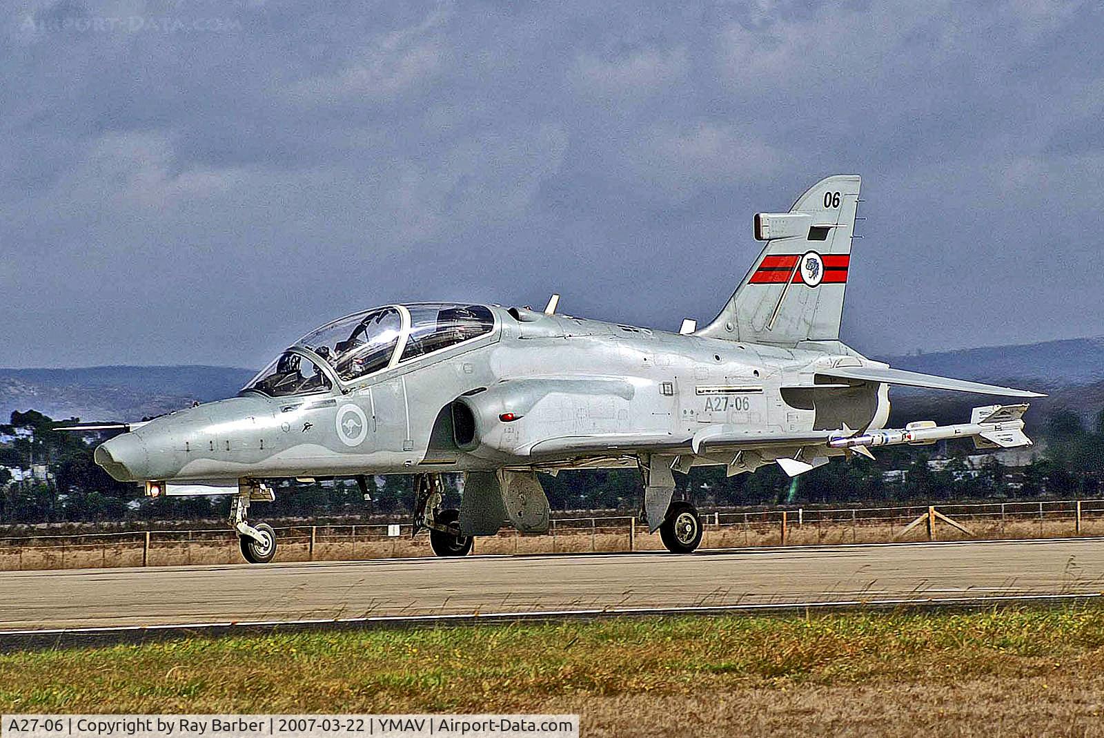 A27-06, British Aerospace Hawk 127 C/N DT06, A27-06   BAe Systems Hawk 127 [DT-006] (Royal Australian Air Force) Avalon~VH 22/03/2007