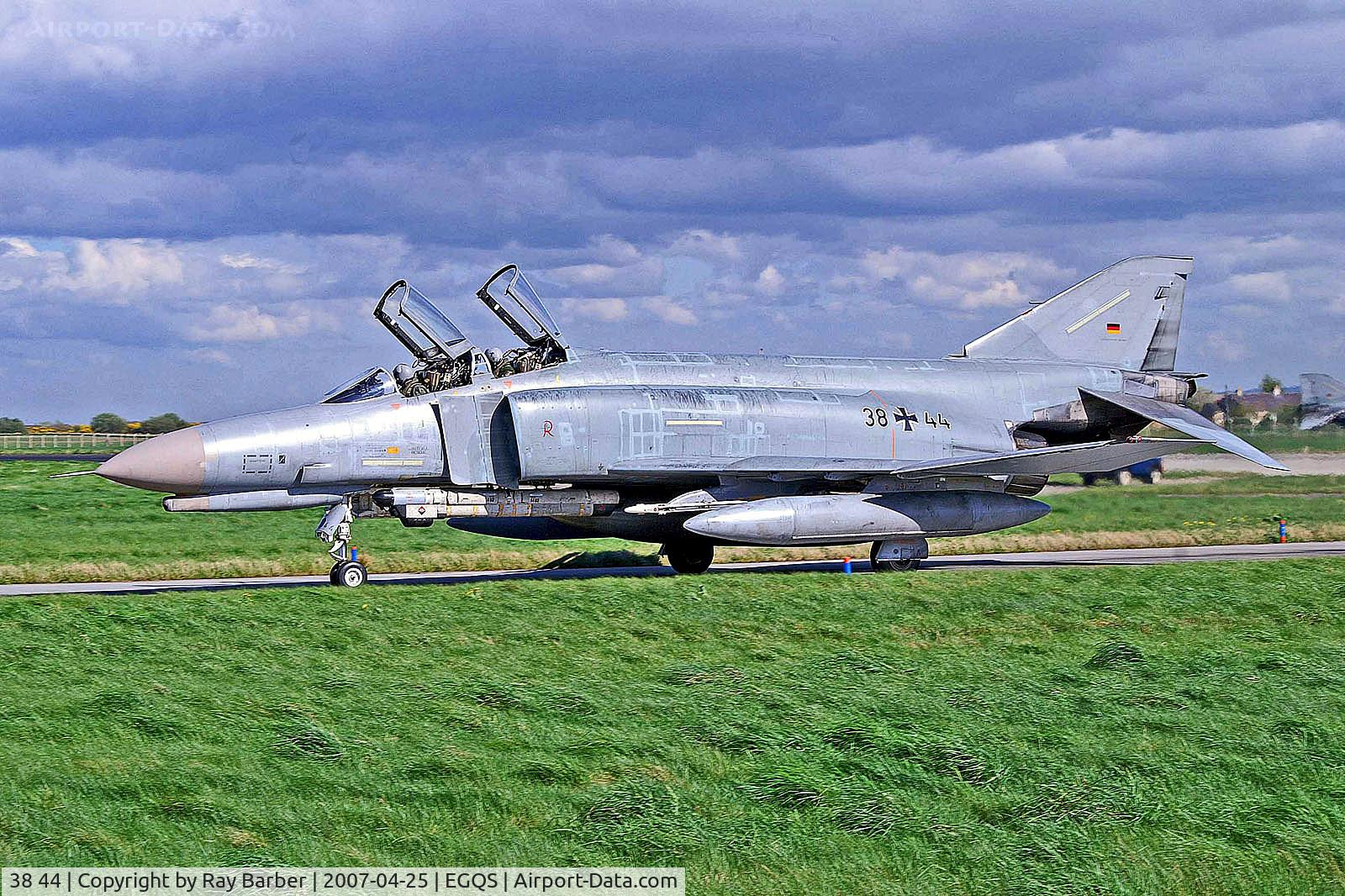 38 44, 1972 McDonnell Douglas F-4F Phantom II C/N 4736, 38+44   McDonnell Douglas F-4F Phantom II [4736] (German Air Force) RAF Lossiemouth~G 25/04/2007