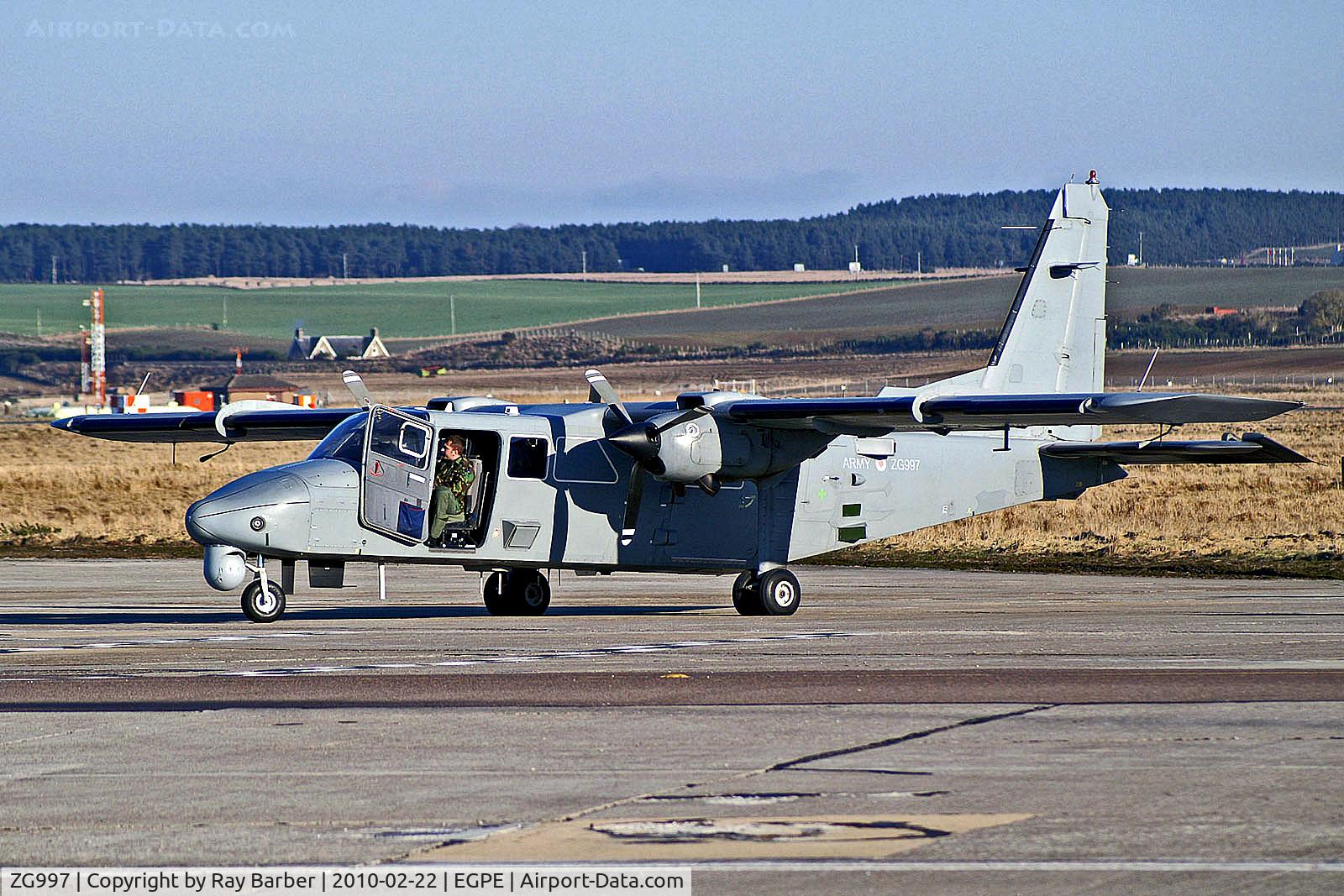 ZG997, Britten-Norman BN-2T-4S Defender AL.2 C/N 4012, ZG997   Britten-Norman BN-2T-4S Defender AL.2 [4012] (Army Air Corps) Inverness (Dalcross)~G 22/02/2010