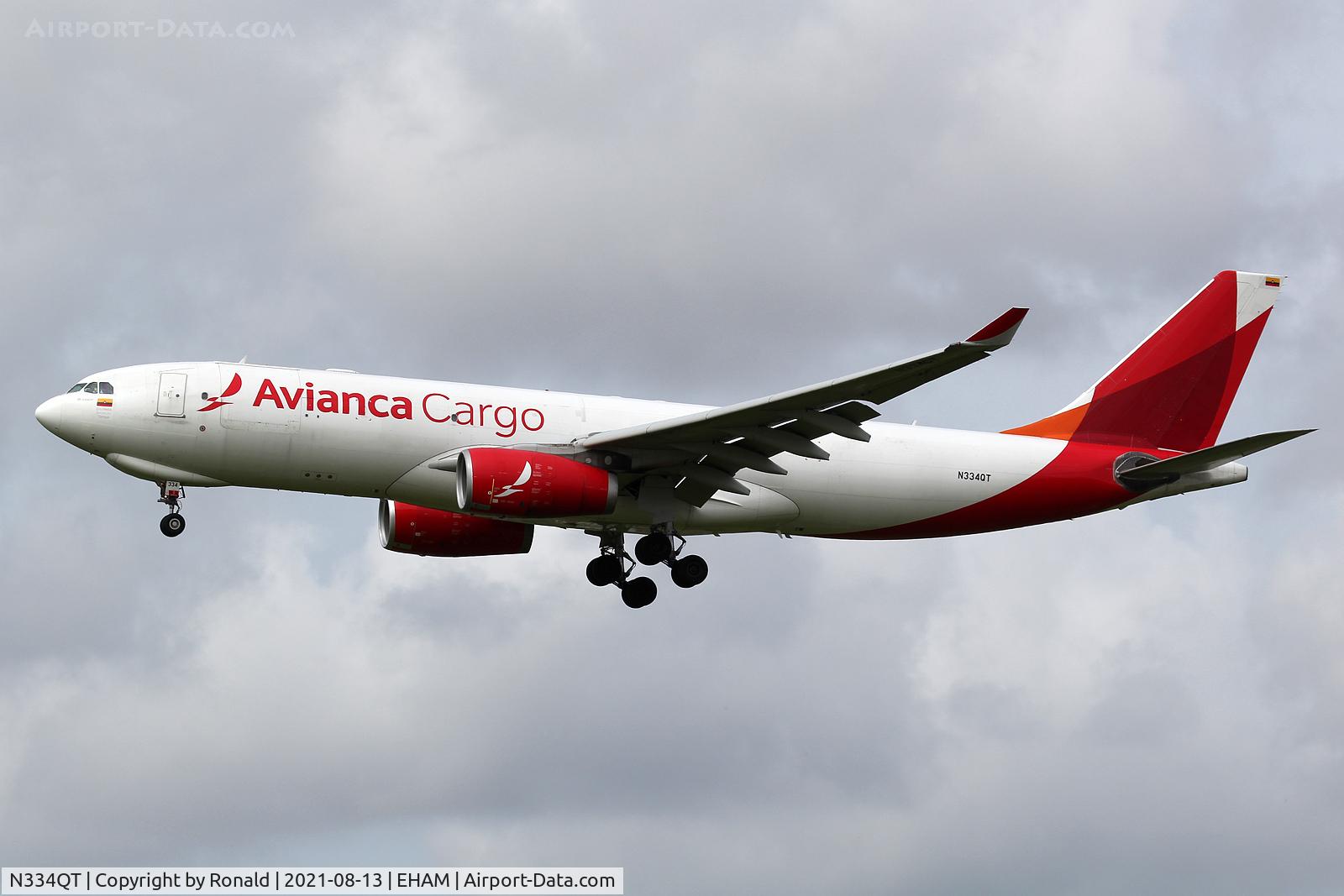 N334QT, 2013 Airbus A330-243F C/N 1448, at spl