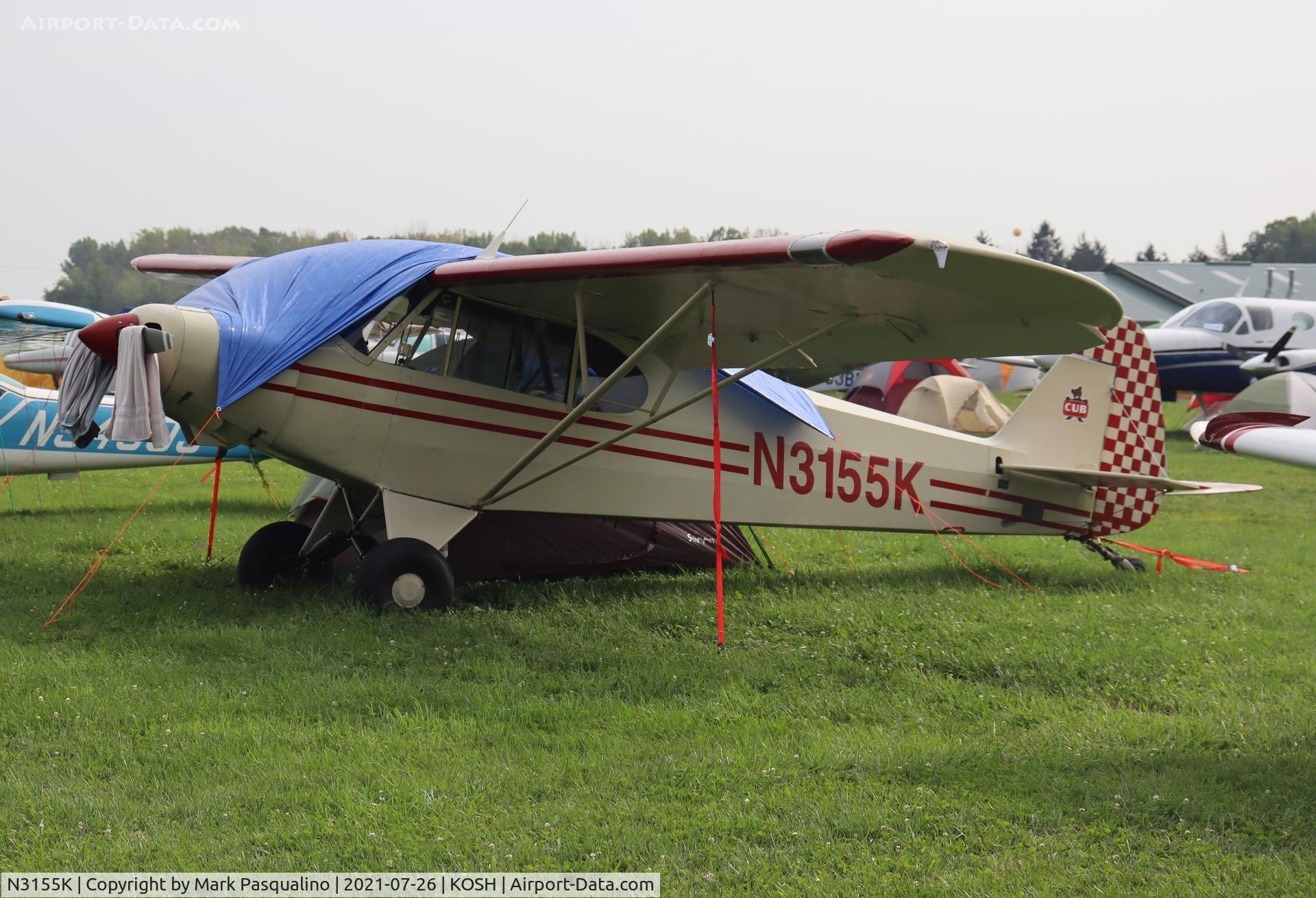 N3155K, 1998 Karp Larry PA-18 Super Cub C/N KA-118, PA-18 Super Cub