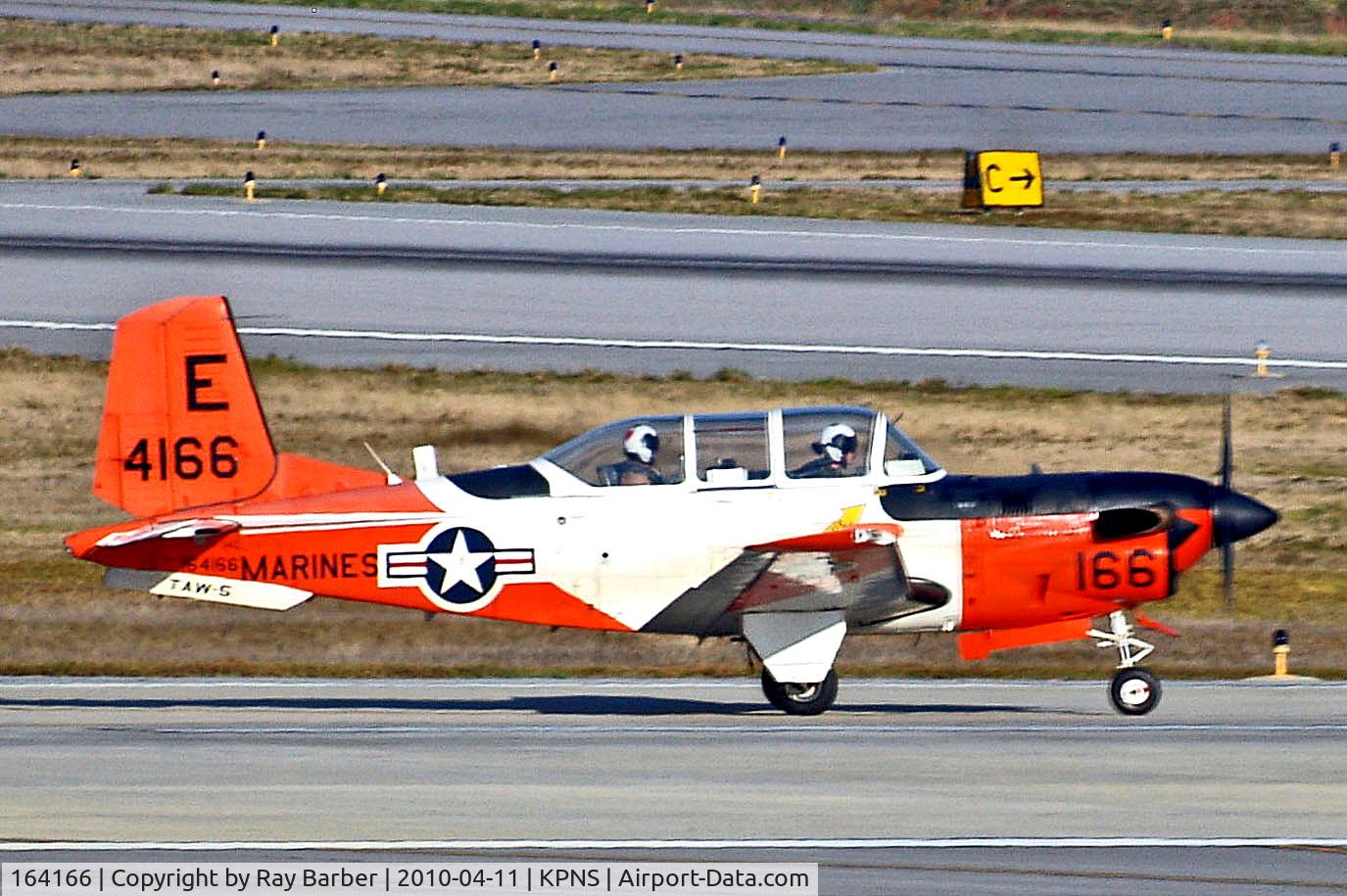 164166, Beech T-34C Turbo Mentor C/N GL-346, 164166   Beech T-34C Turbo Mentor [GL-346] (United States Marine Corps) Pensacola Regional~N 11/04/2010