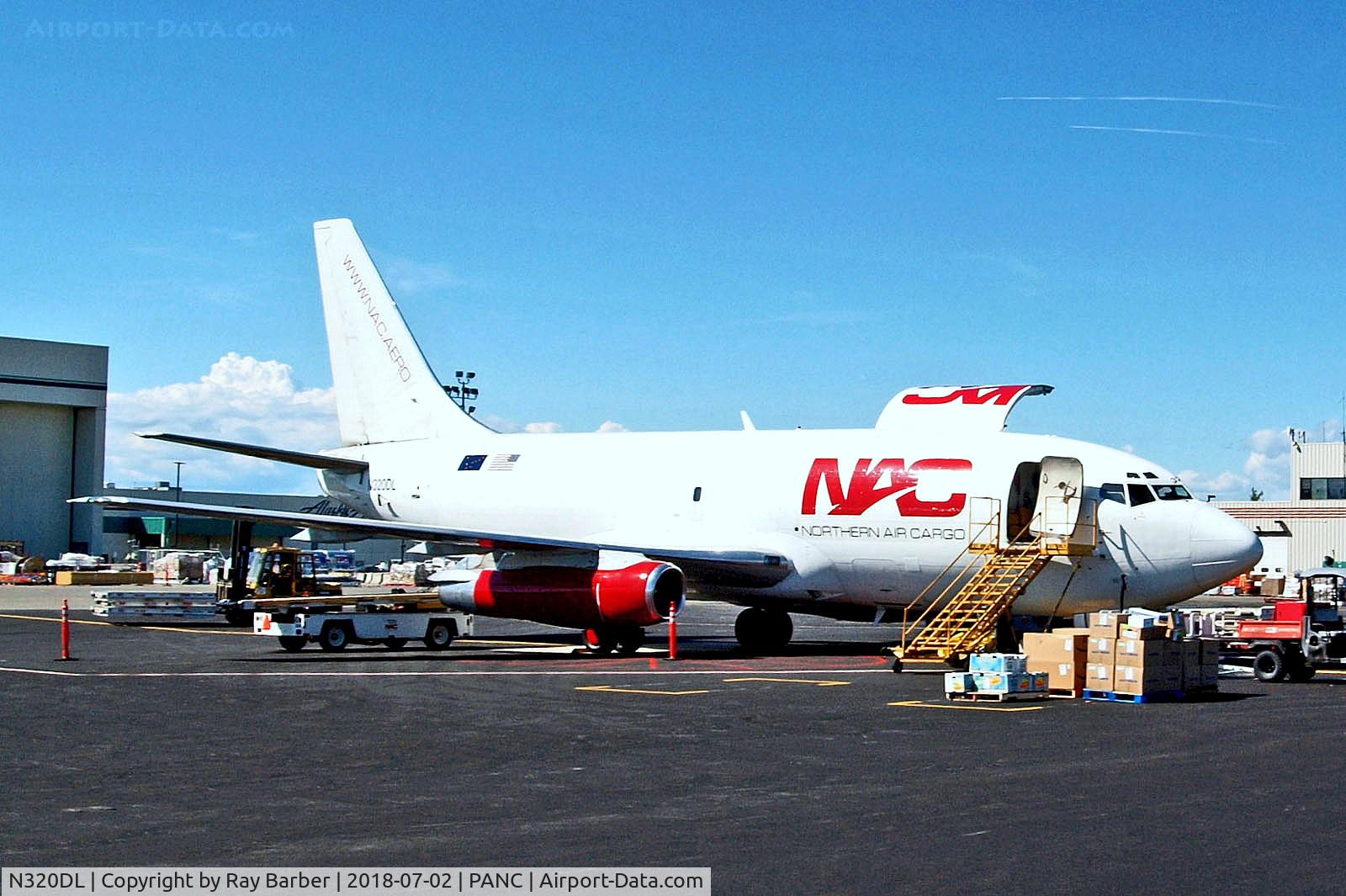 N320DL, 1984 Boeing 737-232 C/N 23092, N320DL   Boeing 737-232 [23092] (Northern Air Cargo) Ted Stevens Anchorage Int'l~N 02/07/2018