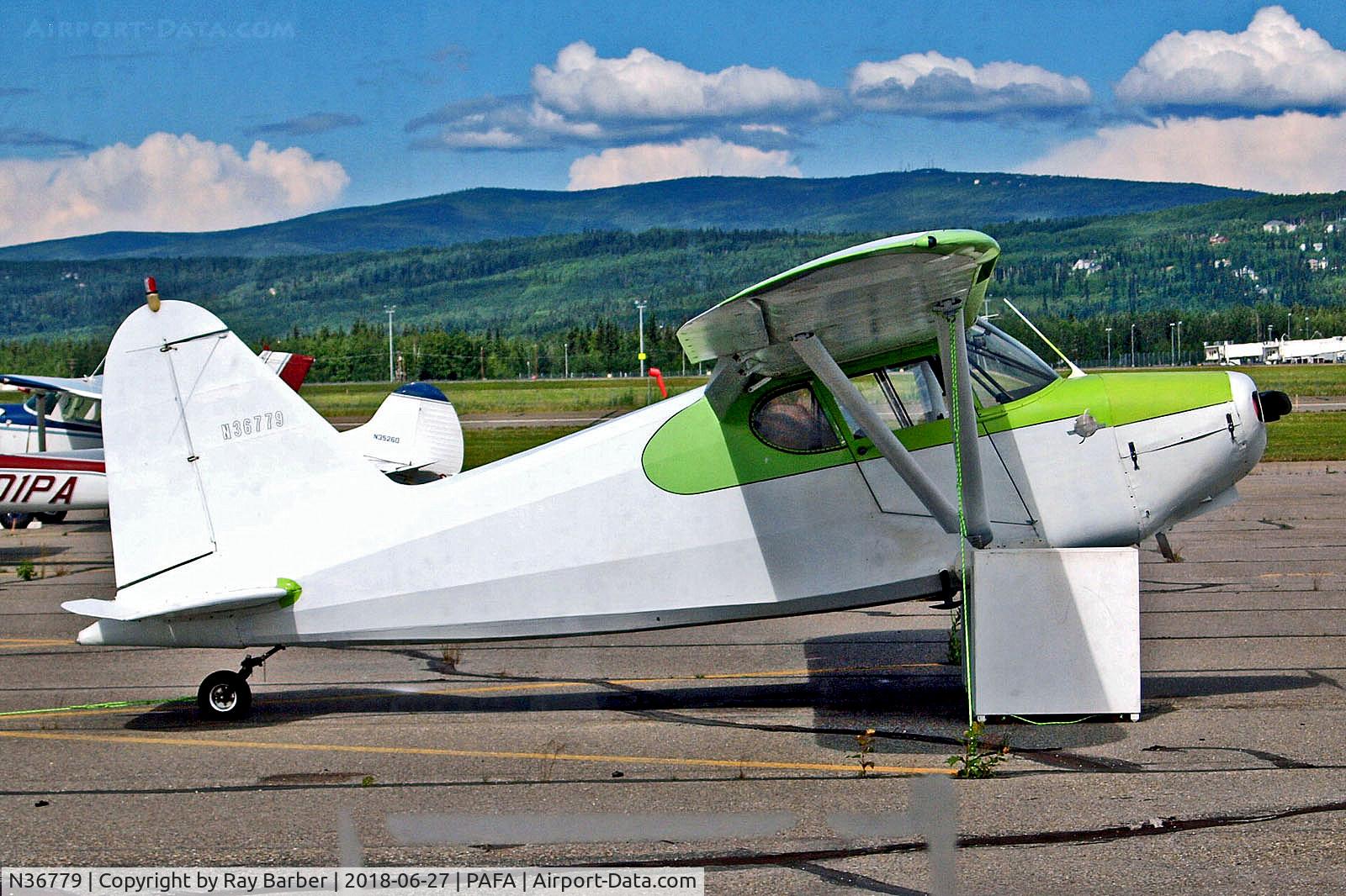N36779, 1941 Stinson 10A C/N 8159, N36779   Stinson 10A Voyager [8159] Fairbanks~G 27/06/2018