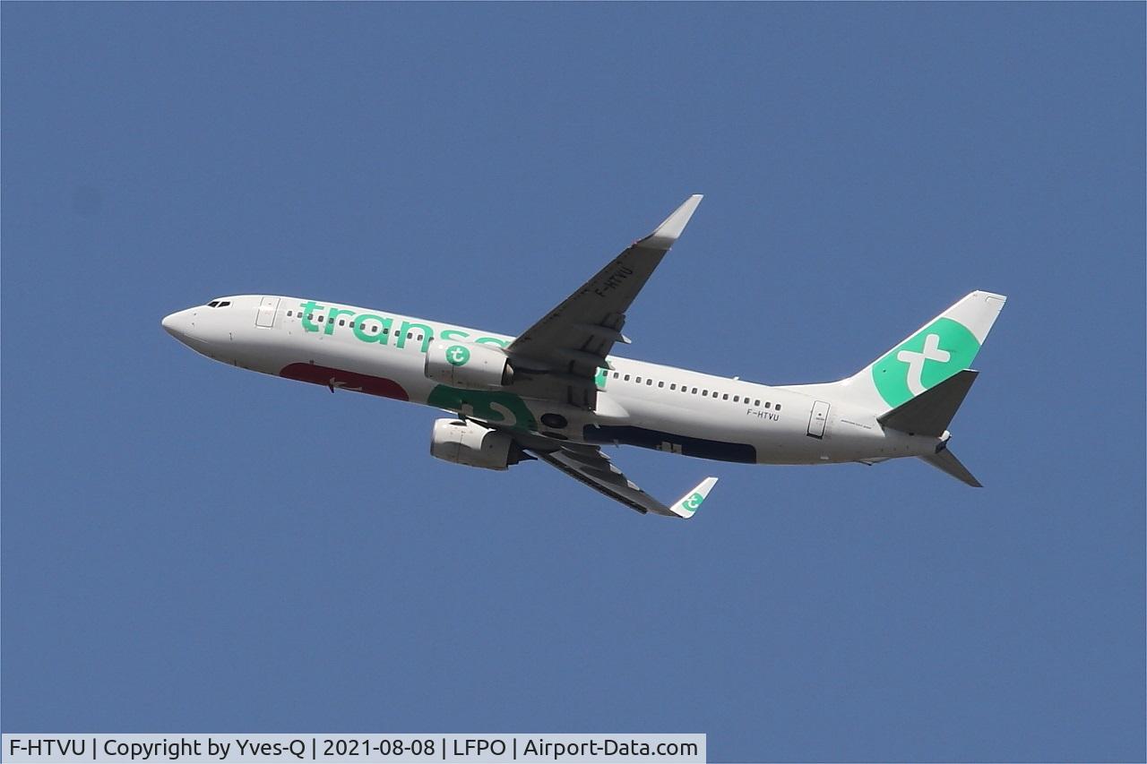 F-HTVU, 2012 Boeing 737-86J C/N 37770, Boeing 737-86J, Climbing from rwy 24, Paris-Orly airport (LFPO-ORY)