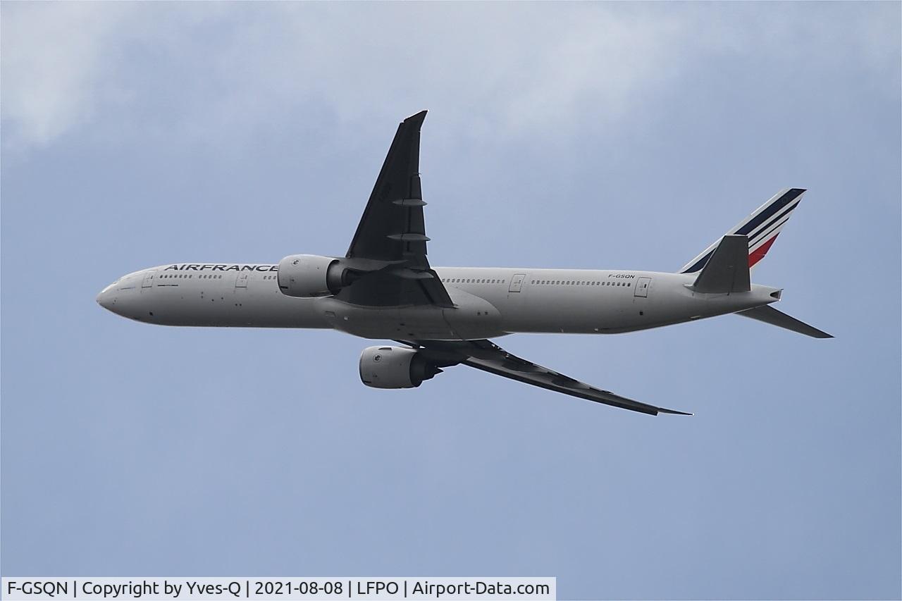 F-GSQN, 2006 Boeing 777-328/ER C/N 32960, Boeing 777-328ER, Climbing from rwy 24, Paris-Orly airport (LFPO-ORY)