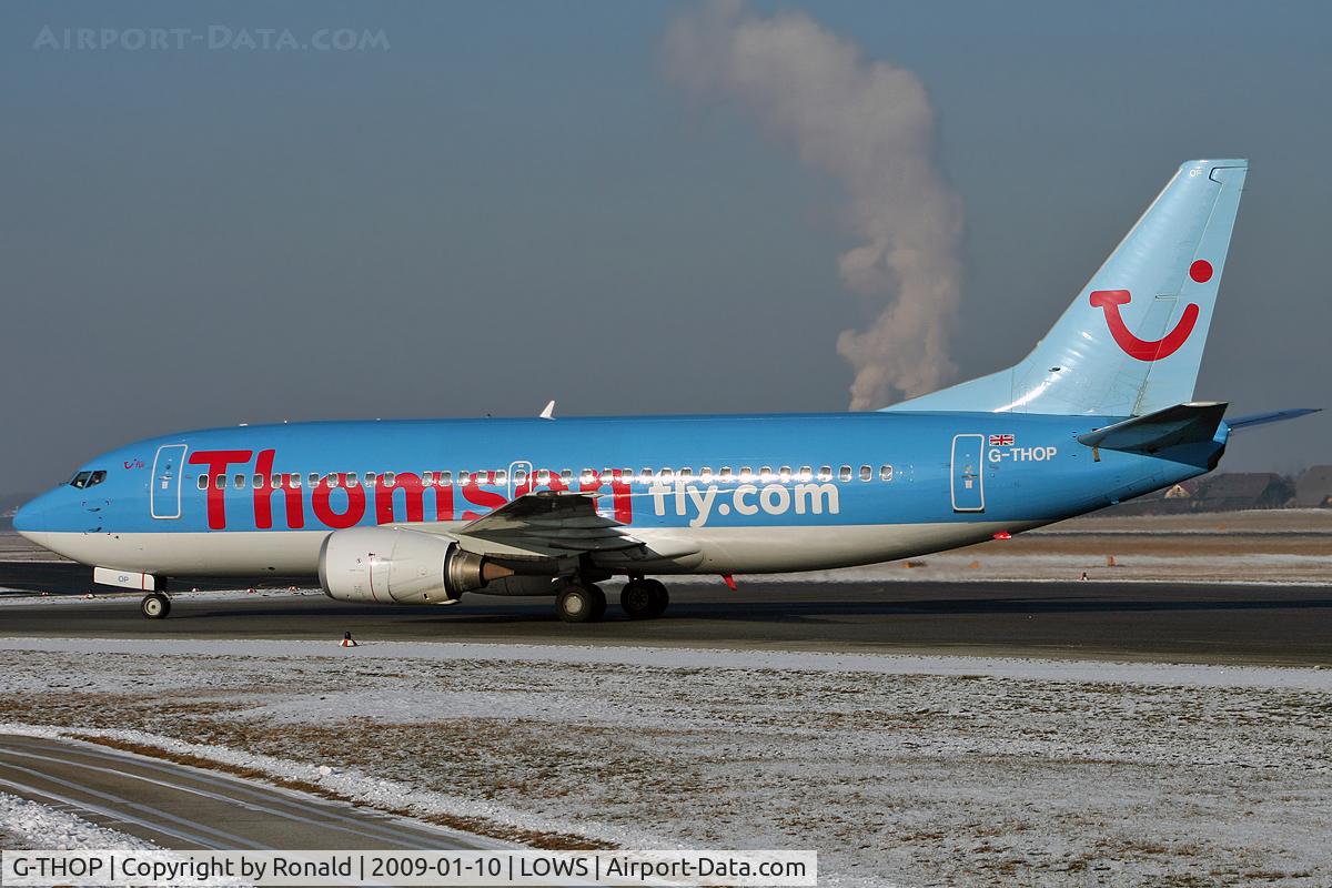 G-THOP, 1998 Boeing 737-3U3 C/N 28740, at lows