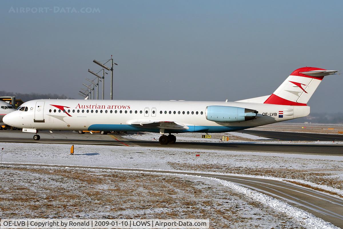 OE-LVB, 1994 Fokker 100 (F-28-0100) C/N 11502, at lows