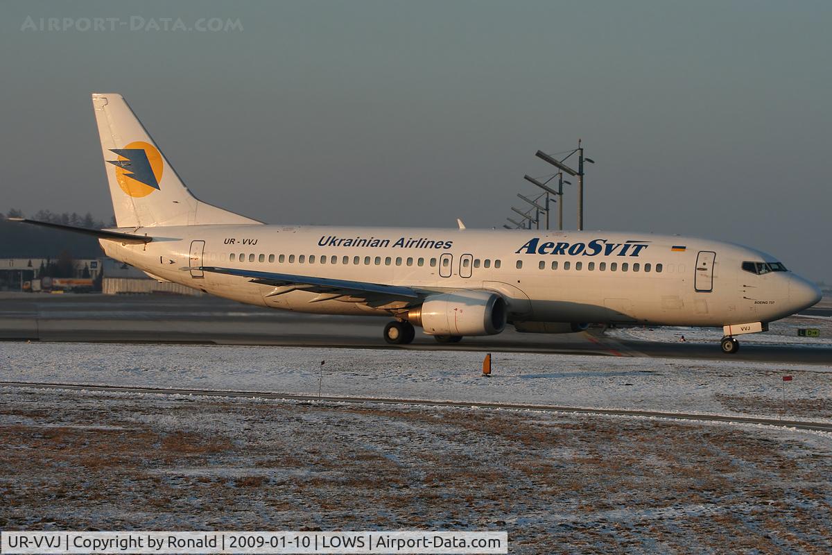 UR-VVJ, 1989 Boeing 737-448 C/N 24474, at lows