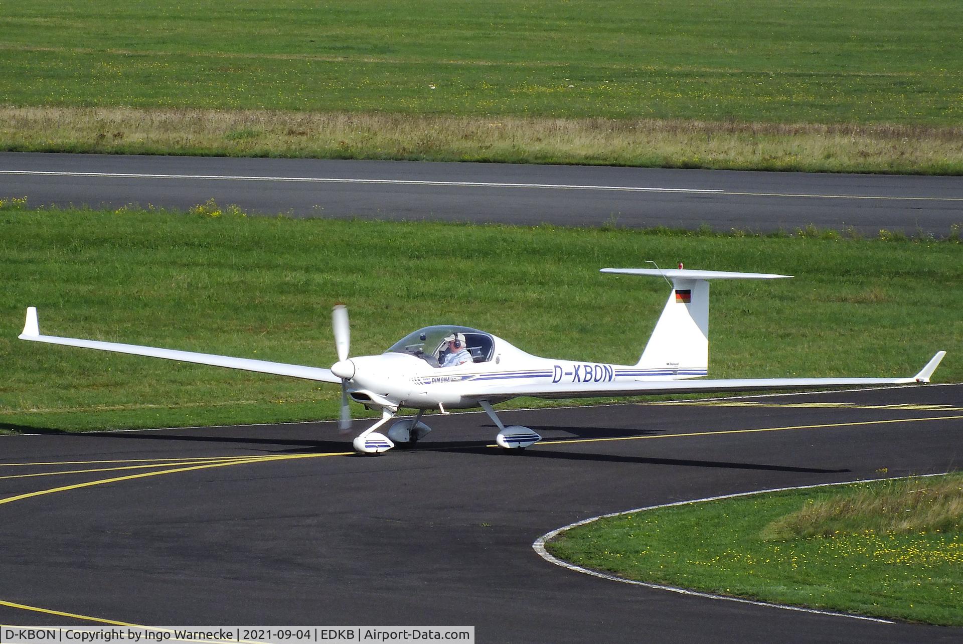D-KBON, Diamond HK-36TC Super Dimona C/N 3621, Diamond HK-36TC Super Dimona at Bonn-Hangelar airfield during the Grumman Fly-in 2021