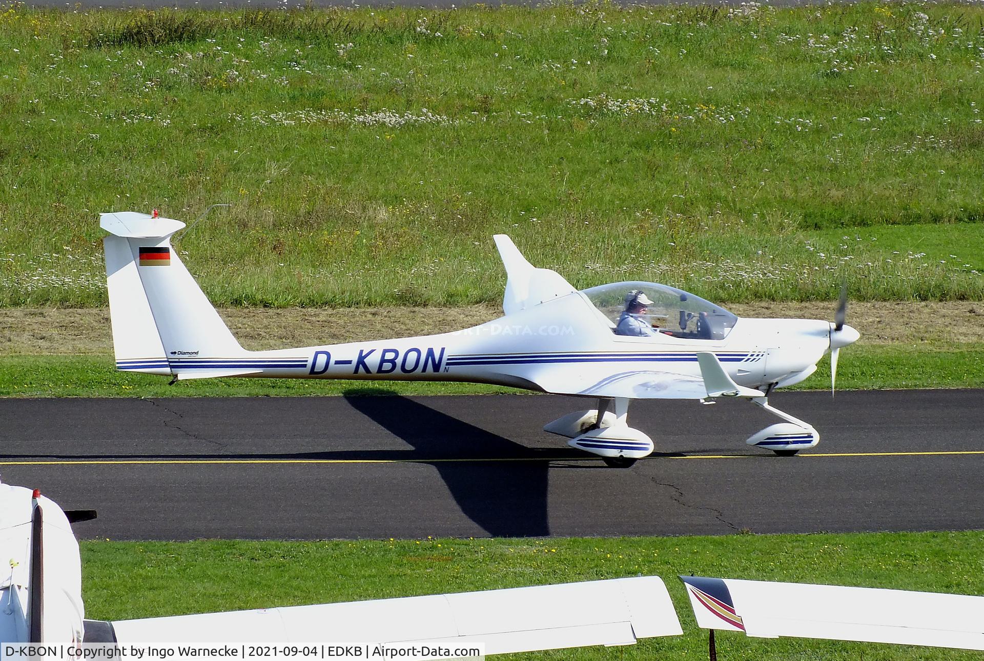 D-KBON, Diamond HK-36TC Super Dimona C/N 3621, Diamond HK-36TC Super Dimona at Bonn-Hangelar airfield during the Grumman Fly-in 2021