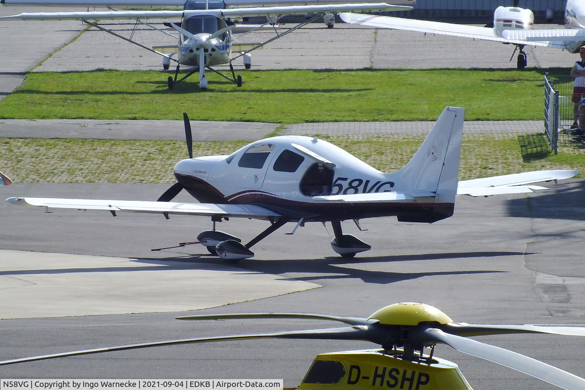 N58VG, 2006 Columbia Aircraft Mfg LC-41-550FG Columbia 400 C/N 41640, Columbia 400 (LC41-550FG) at Bonn-Hangelar airfield during the Grumman Fly-in 2021