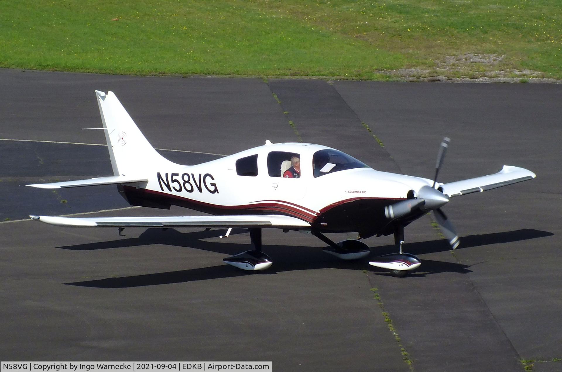 N58VG, 2006 Columbia Aircraft Mfg LC-41-550FG Columbia 400 C/N 41640, Columbia 400 (LC41-550FG) at Bonn-Hangelar airfield during the Grumman Fly-in 2021
